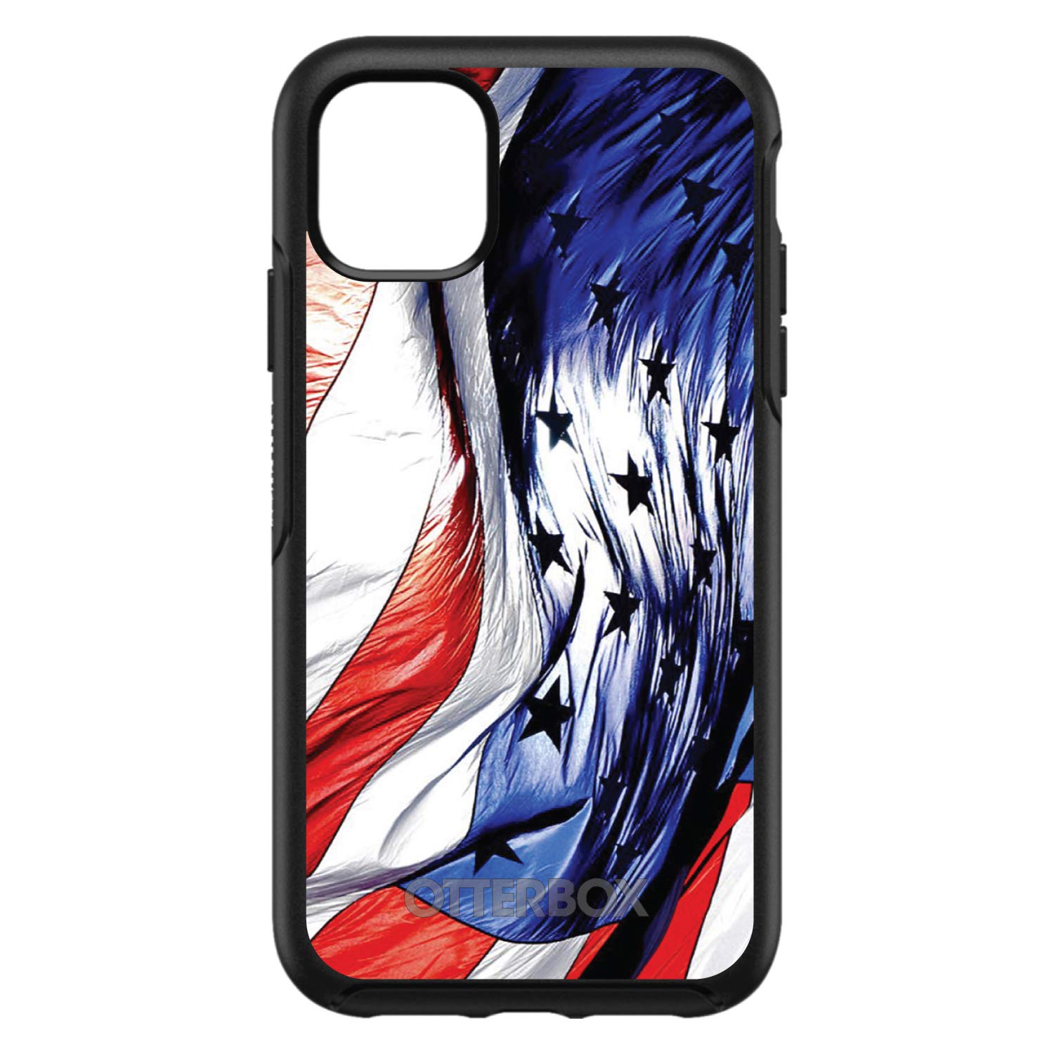 DistinctInk iPhone 12 Pro MAX Case (6.7 Inch) - USA Flag Design Protective Cover - Durable Shockproof Phone Case Compatible with iPhone 12 Pro Max - Perfect for Patriotic Americans, Travel & Everyday Use