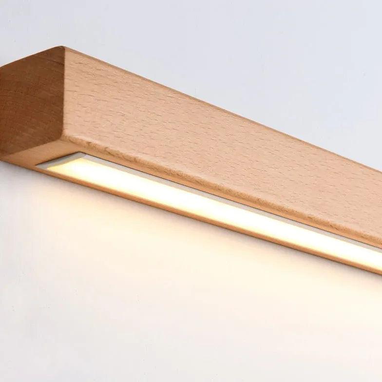Modern Wooden Wall Light with LED - Indoor Home Decor for Living Room, Bedroom & Hallway - Energy Efficient & Stylish Lighting Solution