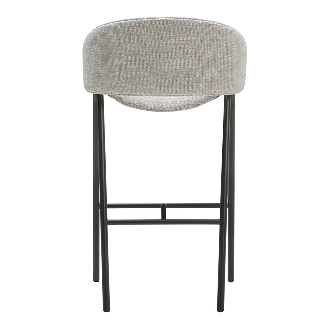 Modern Folium Bar Stool - Adjustable Height Counter Stool with Backrest - Perfect for Kitchen Island, Home Bar & Breakfast Nook - Durable & Comfortable Seating Solution
