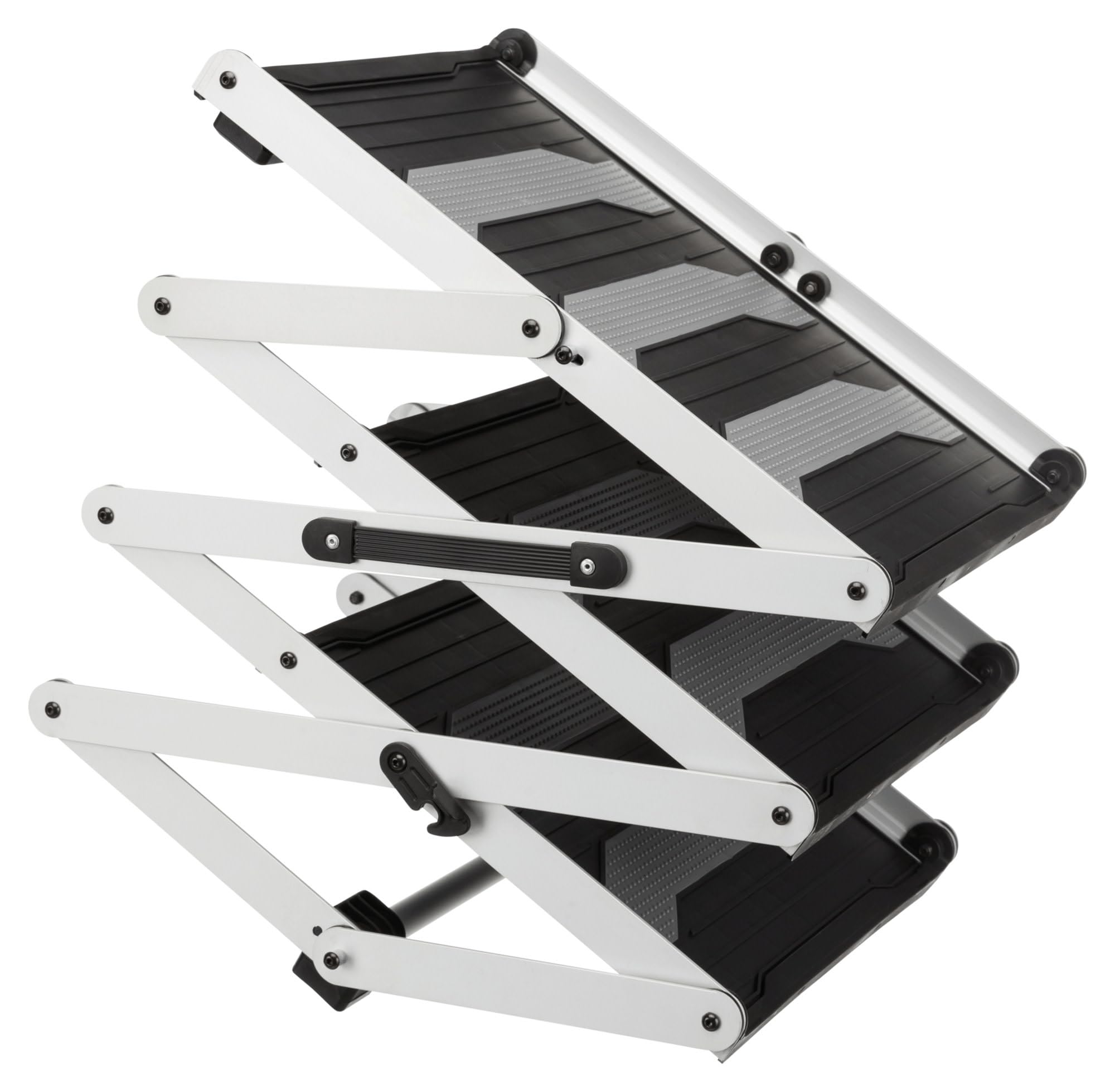 TRIXE Heavy Duty Foldable 3 Step Pet Stairs for Dogs & Cats - Lightweight Portable Pet Steps with 19.5-27.5 Inch Height - Perfect for Beds, Couches & SUVs