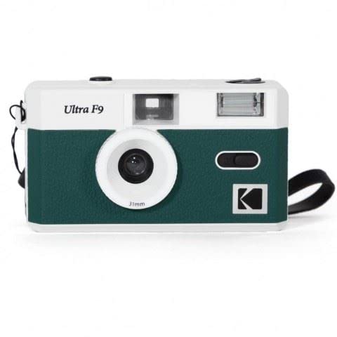 Kodak Ultra F9 Reusable Film Camera - Dark Night Green | Vintage 35mm Film Photography | Perfect for Travel, Parties & Outdoor Adventures