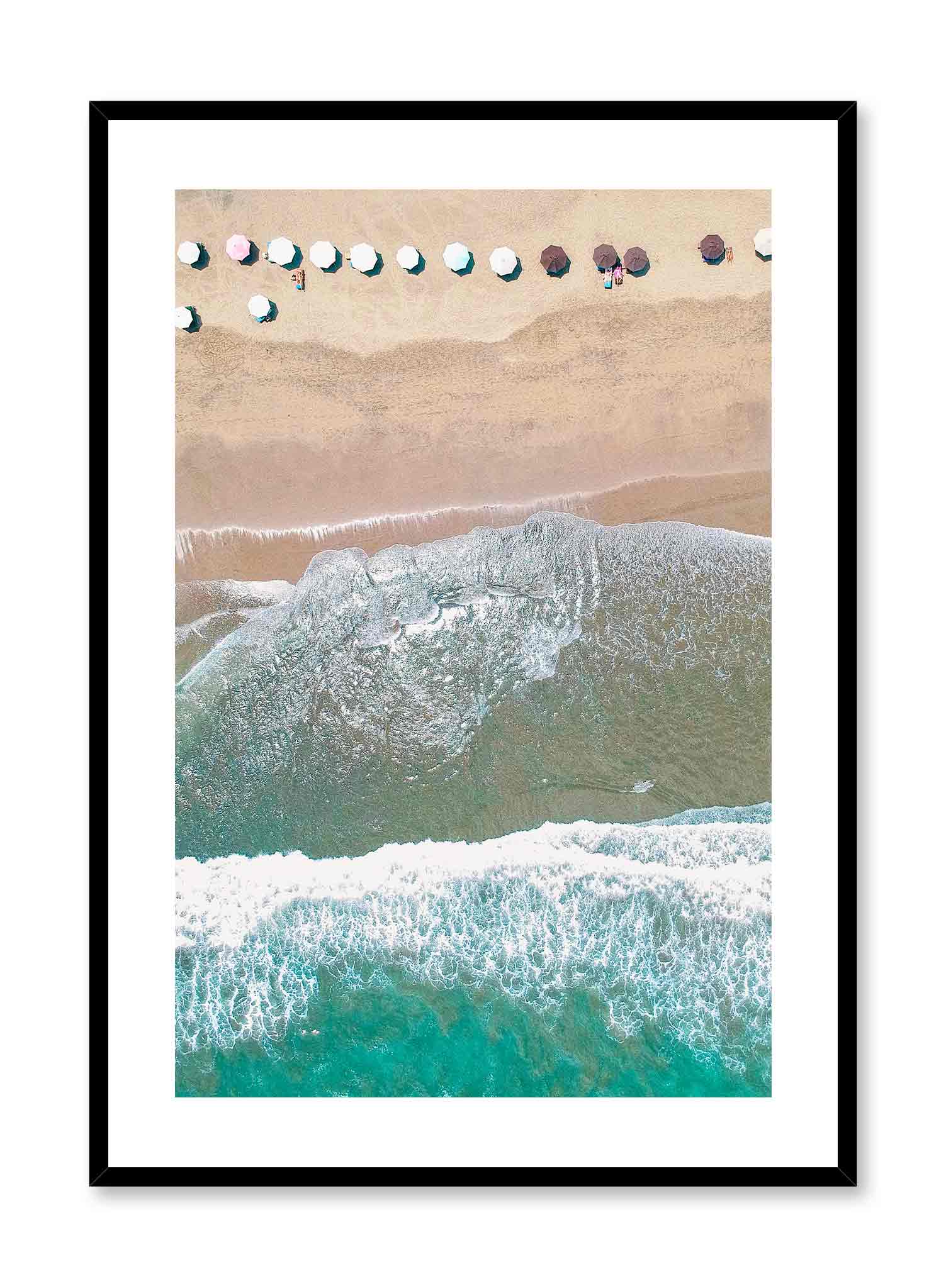 Beach Day Poster - Tropical Vacation Wall Art, Summer Decor for Home, Office & Dorm - Perfect for Coastal Living & Beach House Decor