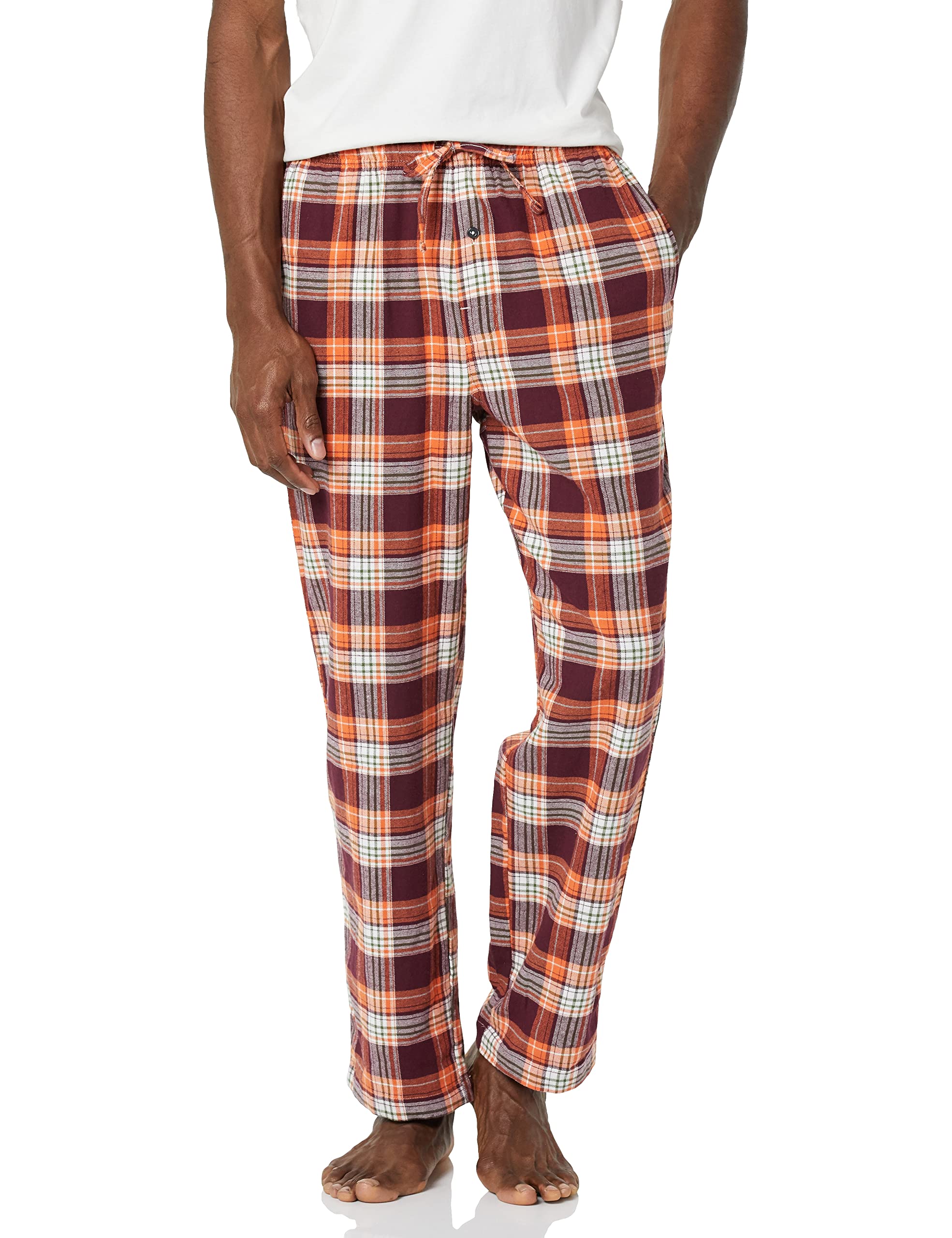 Amazon Essentials Men's Flannel Pajama Pants - Soft & Comfortable Sleepwear for Big & Tall Sizes - Perfect for Cozy Nights, Lounging at Home & Winter Relaxation