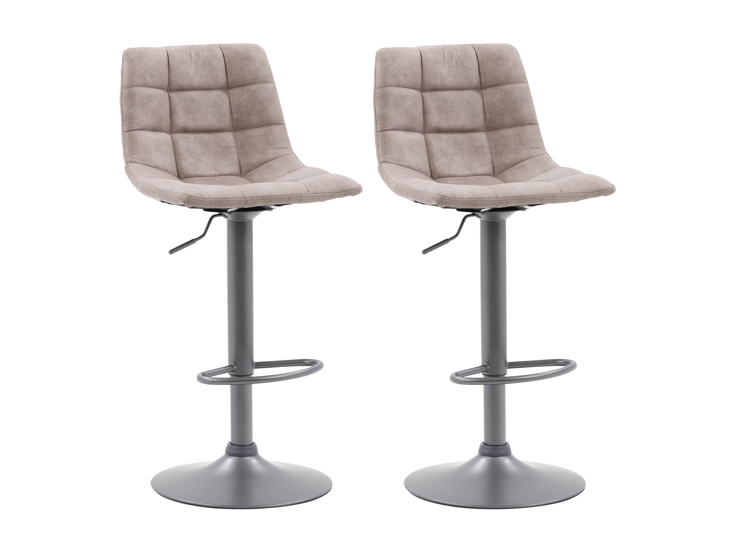2 Pack Swivel Bar Stools with Adjustable Height - Modern Kitchen Counter Stools for Home Bar, Breakfast Nook & Dining Room - Comfortable & Stylish Barstools for Indoor Use