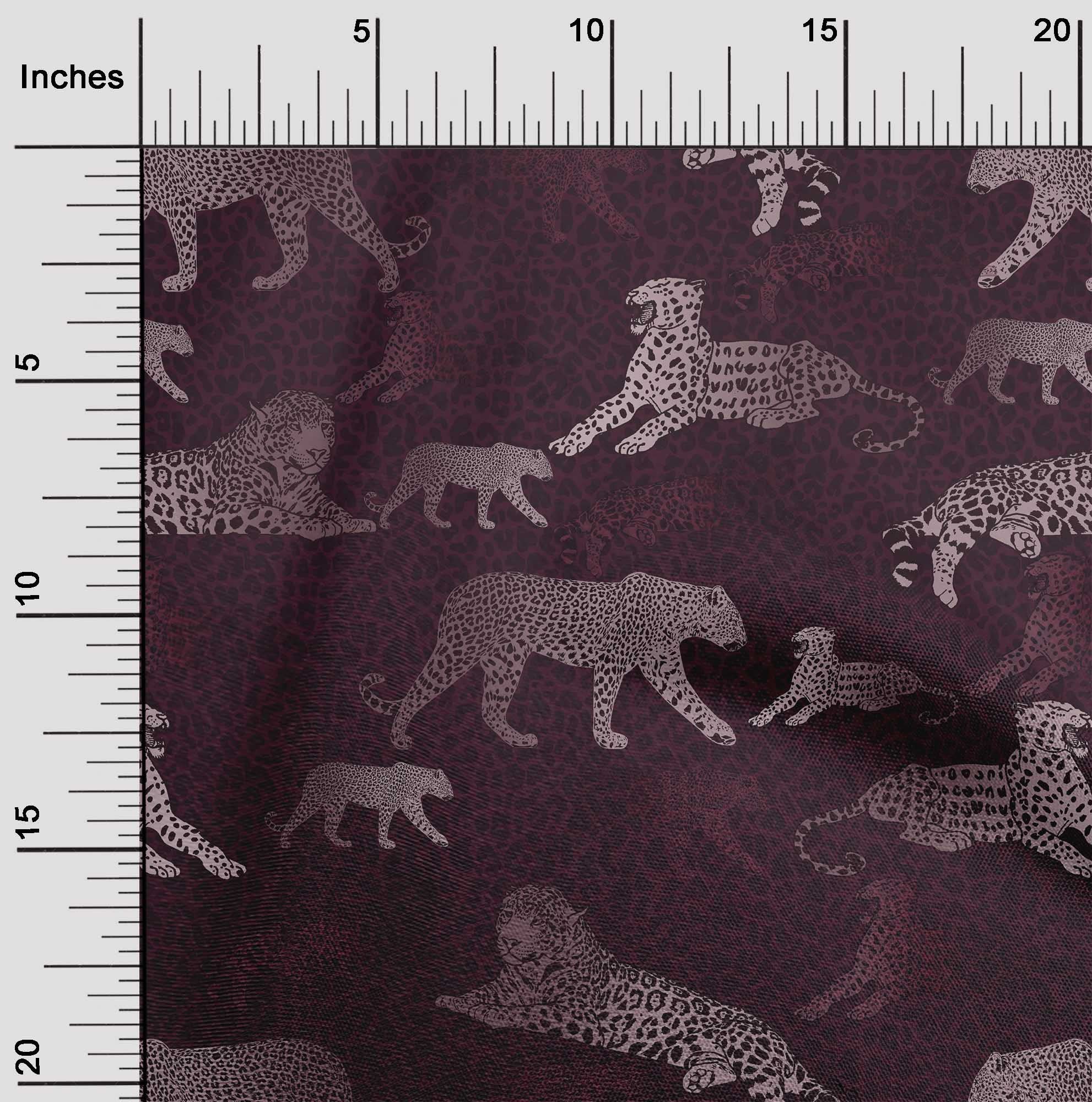 Premium Wine Purple Polyester Spandex Fabric - 56