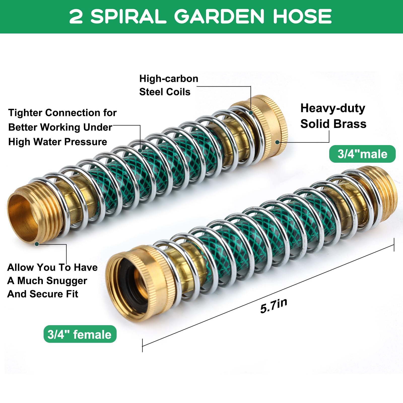 2-Way Garden Hose Splitter - 3/4