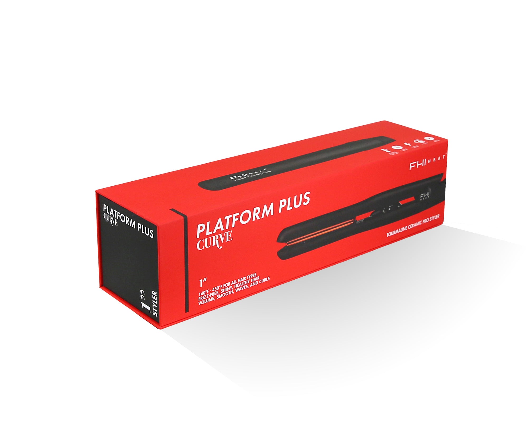 Platform Plus Curve Pro Styler - Professional Hair Styling Iron for Curls & Waves | Perfect for Salon, Home Use & Special Occasions