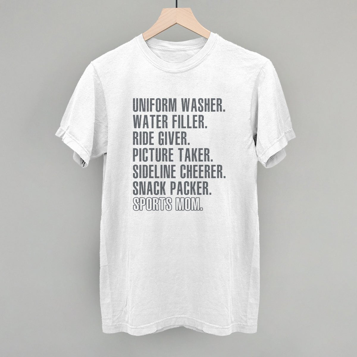 Sports Mom Distressed T-Shirt - Comfortable & Stylish Athletic Tee for Active Moms - Perfect for Gym, Running & Casual Wear
