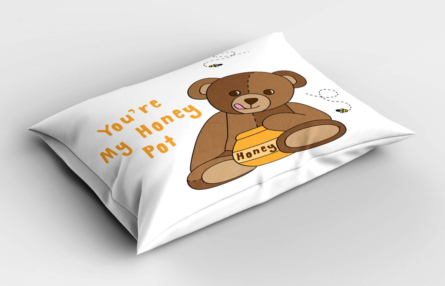 Ambesonne Honey Bee Queen Size Pillow Sham - 30