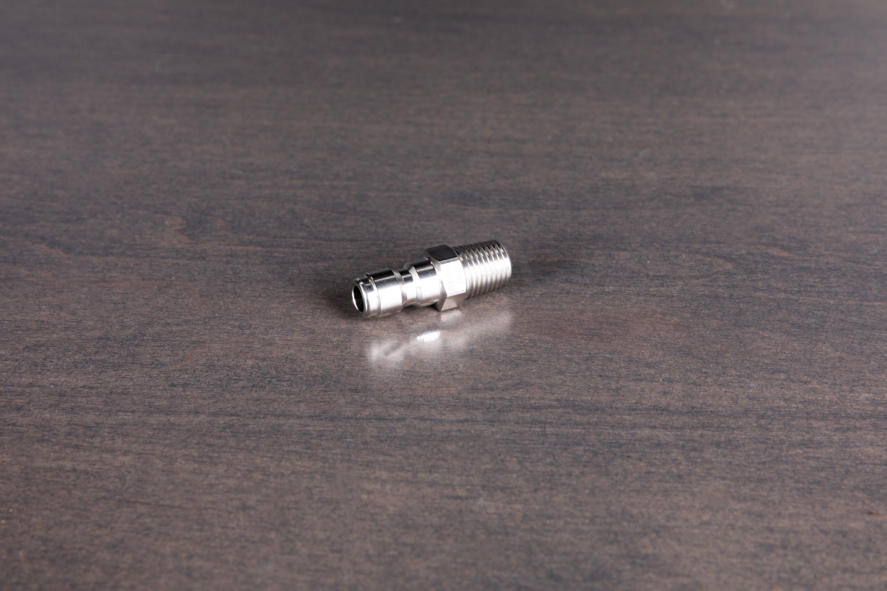 PRIMA 1/4 Inch Stainless Steel Quick Connect (QC) Plug - Durable & Corrosion-Resistant for Hydraulic, Pneumatic, and Plumbing Systems
