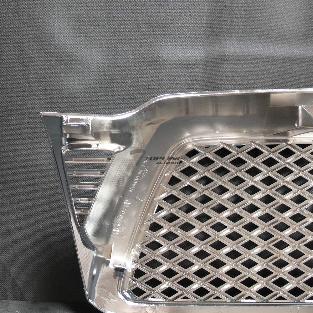 ABS Chrome Dragon Mesh Grill Guard for 05-11 Toyota Tacoma - Off-Road Protection
