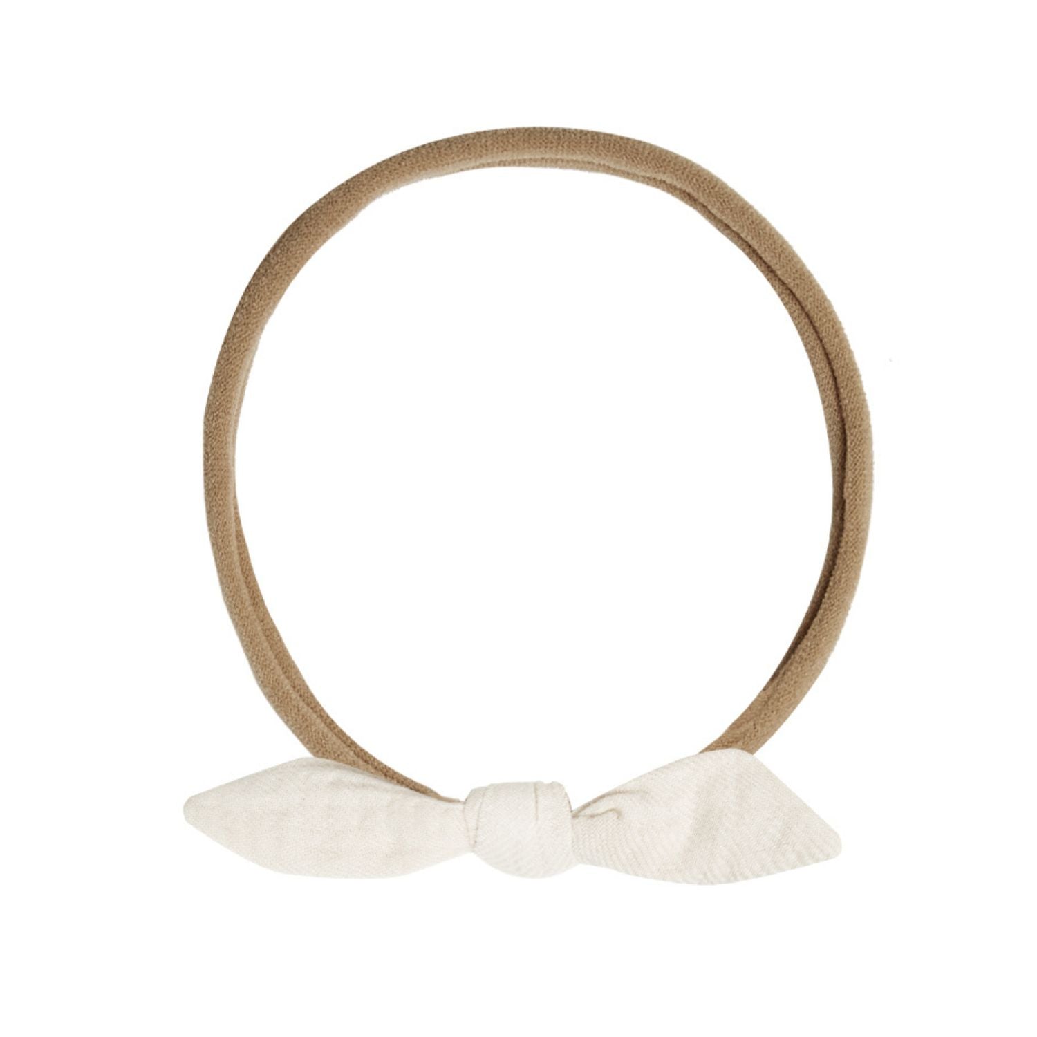 Little Knot Headband Ivory - Stylish Hair Accessory for Women & Girls - Perfect for Everyday Wear, Workouts, and Special Occasions