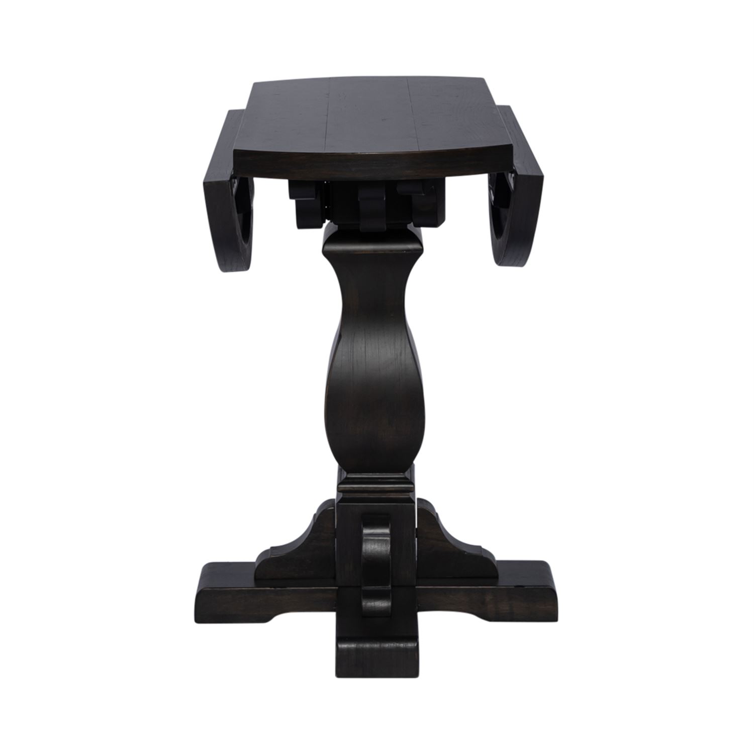 Drop Leaf End Table - Space Saving Side Table for Small Spaces - Perfect for Living Room, Bedroom, or Dorm Decor