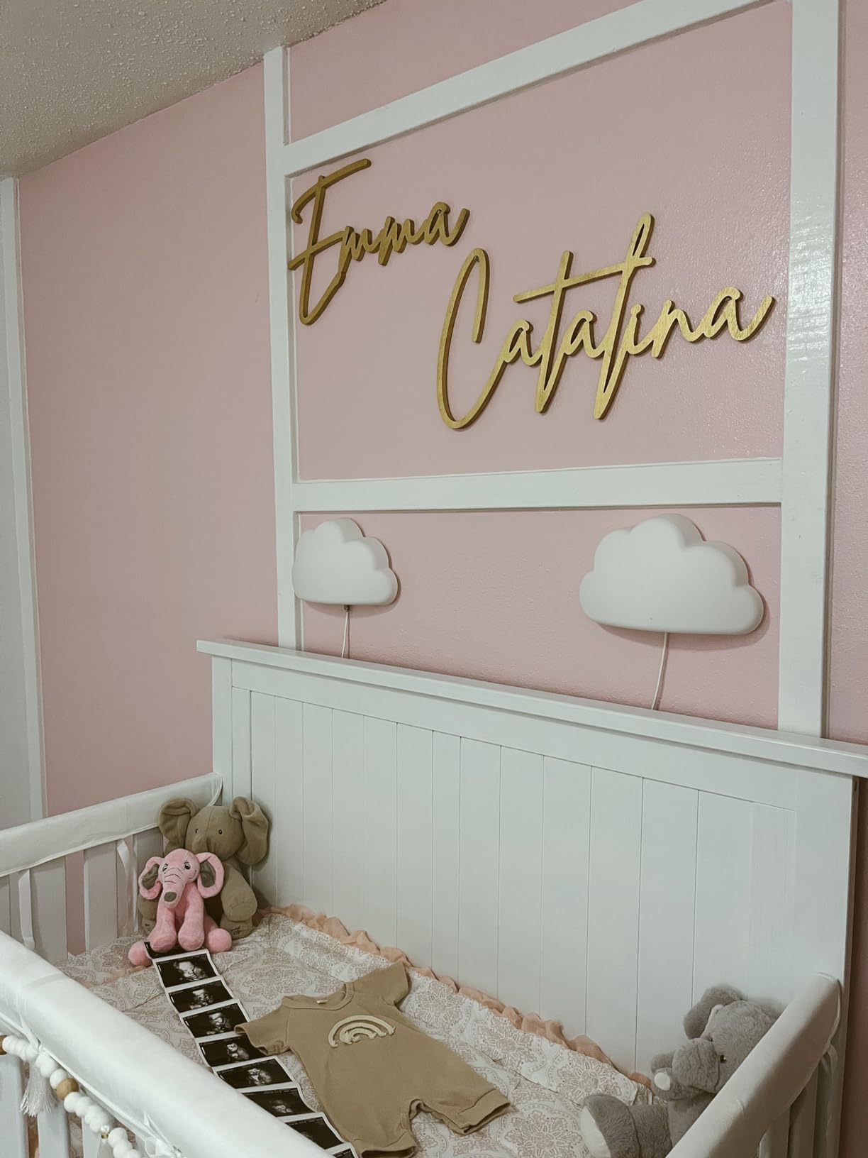 Custom Wooden Family Name Sign - Personalized Nursery & Home Decor - Choose Size & Fonts - Perfect for Baby Rooms, Weddings & Housewarming Gifts