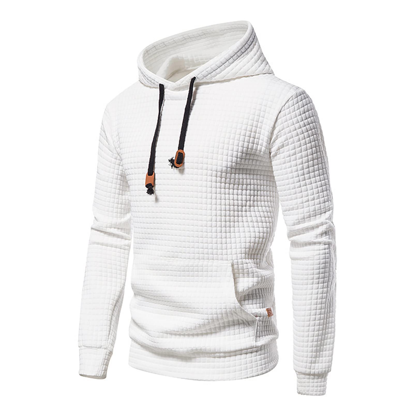 Men's Casual Hooded Sweatshirt - Long Sleeve Pullover Hoodie with Pocket | Winter Warm Fleece Loungewear for Gym, Outdoor & Everyday Wear