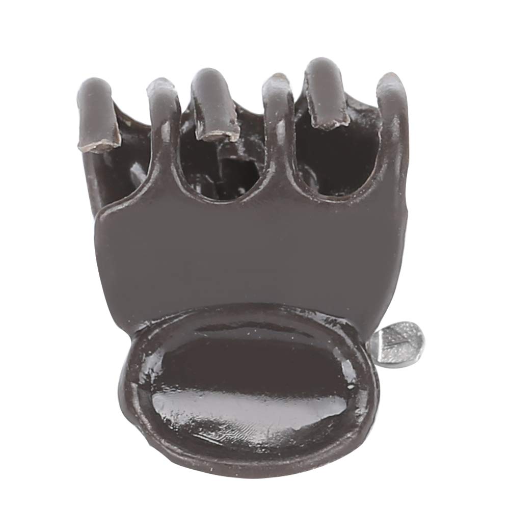 CHICIRIS Plant Support Clips - 0.6 x 0.6 Inch Brown Garden Clips for Outdoor Plants, Flowers, Vines - Perfect for Courtyard, Balcony, and Indoor Plant Care