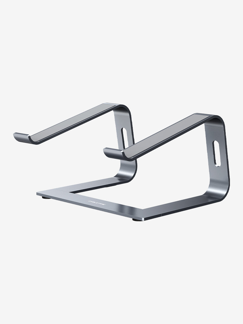 Ergonomic Adjustable Aluminum Laptop Stand for MacBook Pro, Dell XPS - Portable Desktop Computer Riser for Home Office & Workspace, Improves Posture & Airflow