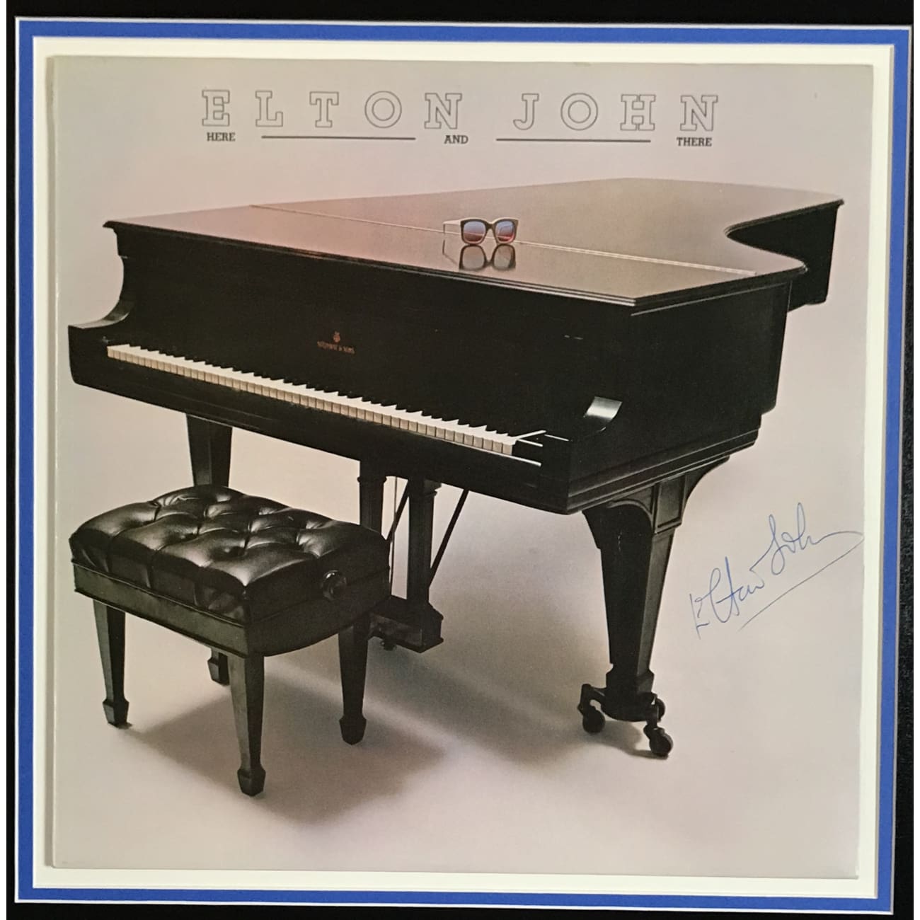 Authentic Elton John Signed Album Collage with Epperson COA - Limited Edition Music Memorabilia for Collectors & Fans - Perfect for Home Decor, Music Room Display & Gift for Elton John Enthusiasts
