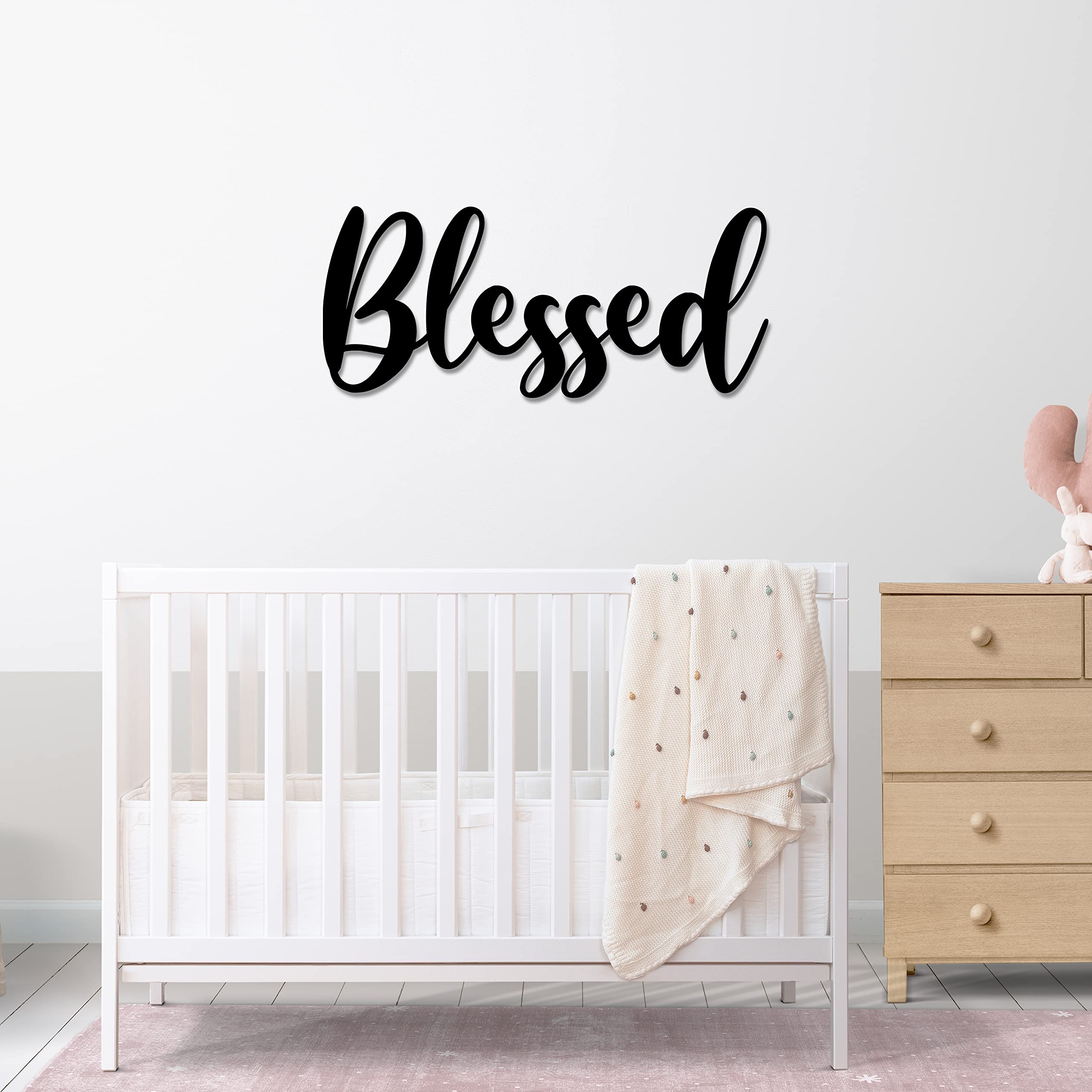 Custom Metal Name Sign - Personalized Nursery Wall Decor for Baby Room, Indoor & Outdoor Metal Wall Art - Perfect for Home, Nursery, Wedding, and Office Decor