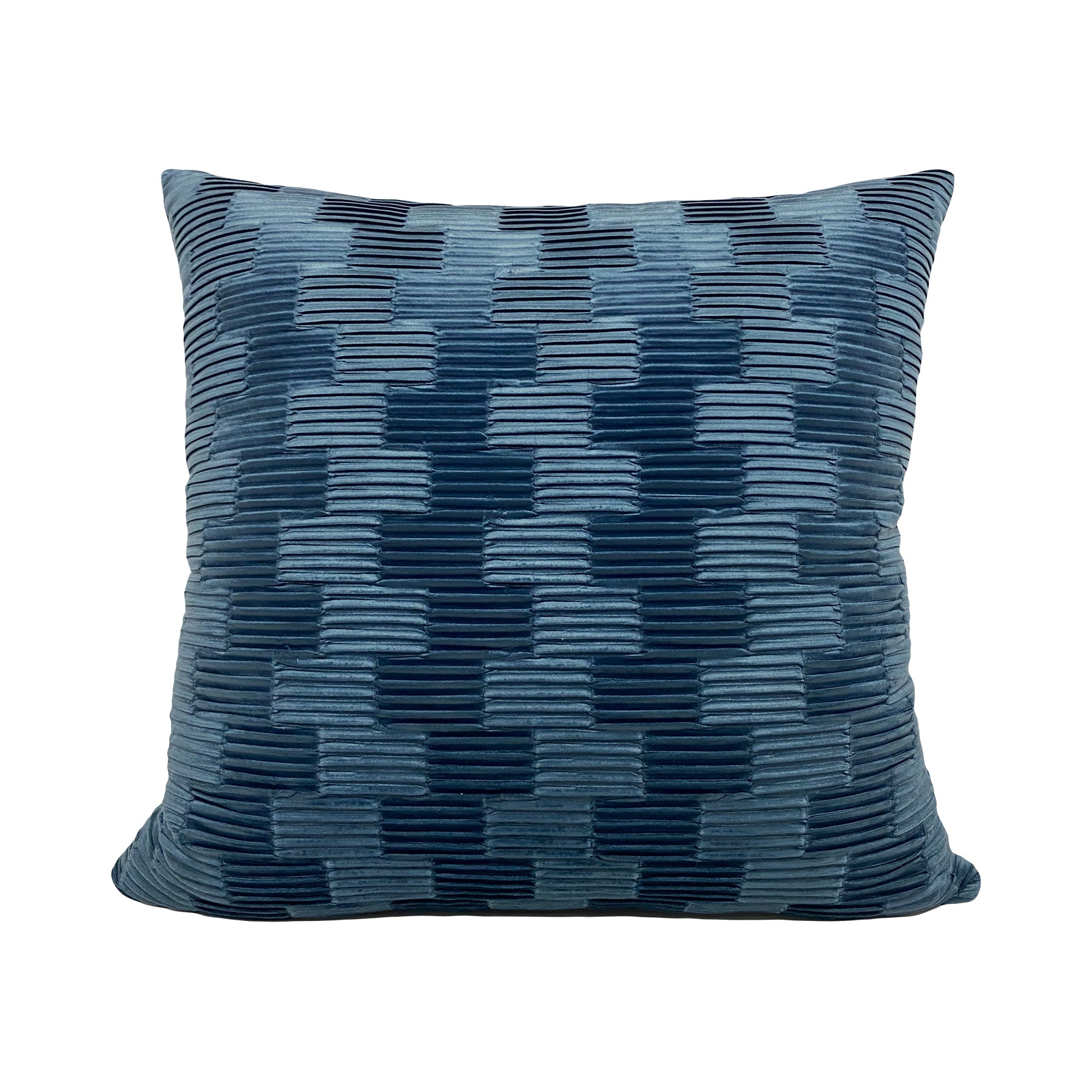 20x20 Navy Blue Velvet Throw Pillow - Soft Decorative Cushion for Sofa, Bed, Living Room & Home Decor