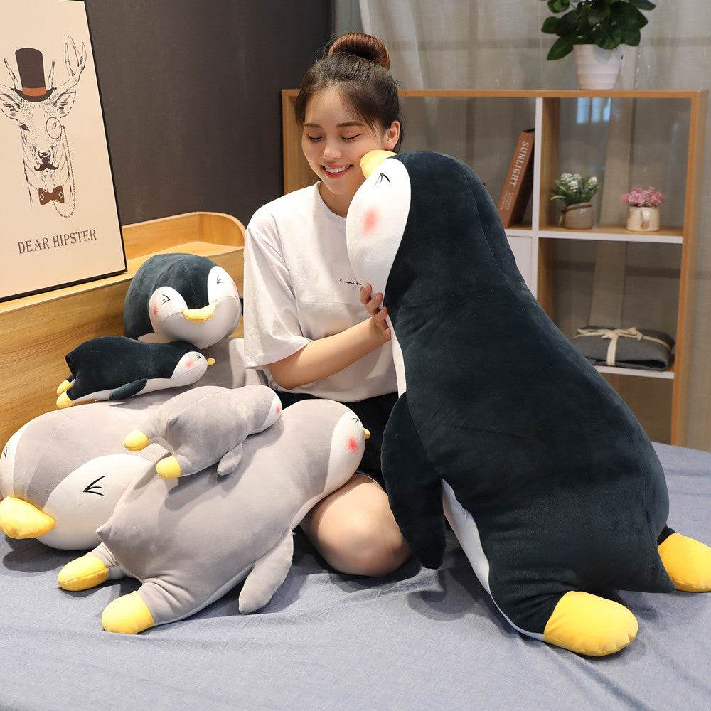 Poffy: Giant Penguin Plush Stuffed Animal - Soft & Cuddly Large Plushie Toy for Kids, Adults, and Collectors | Perfect for Gifts, Bedroom Decor, and Snuggling