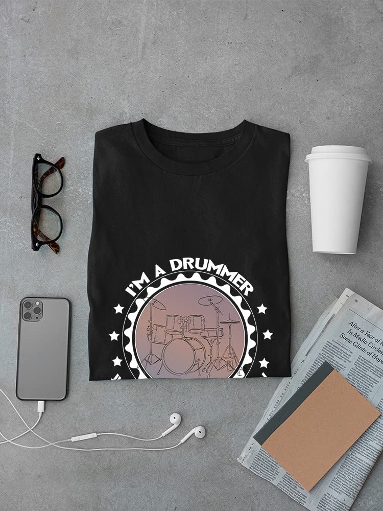 Cool Drummer Graphic Men's T-Shirt - Vintage Music Band Tee for Drummers & Musicians - Perfect for Concerts, Gigs & Casual Wear