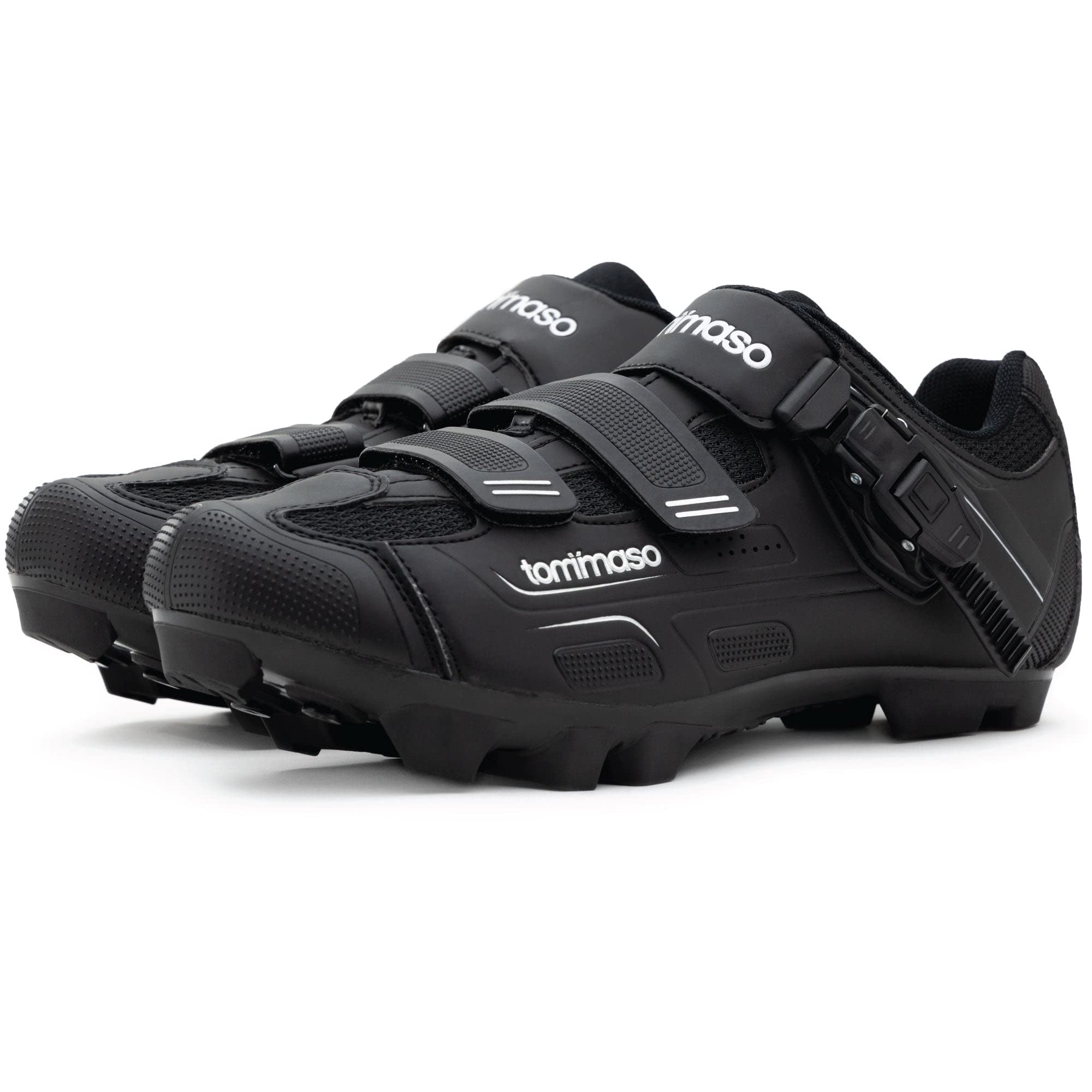 Tommaso Montagna Men's SPD Mountain Bike Shoes - Indoor & Outdoor Cycling Shoes for Men - Gravel & Trail Riding - Comfortable & Durable for Long Rides - Perfect for Commuting, Training & Adventure Cycling