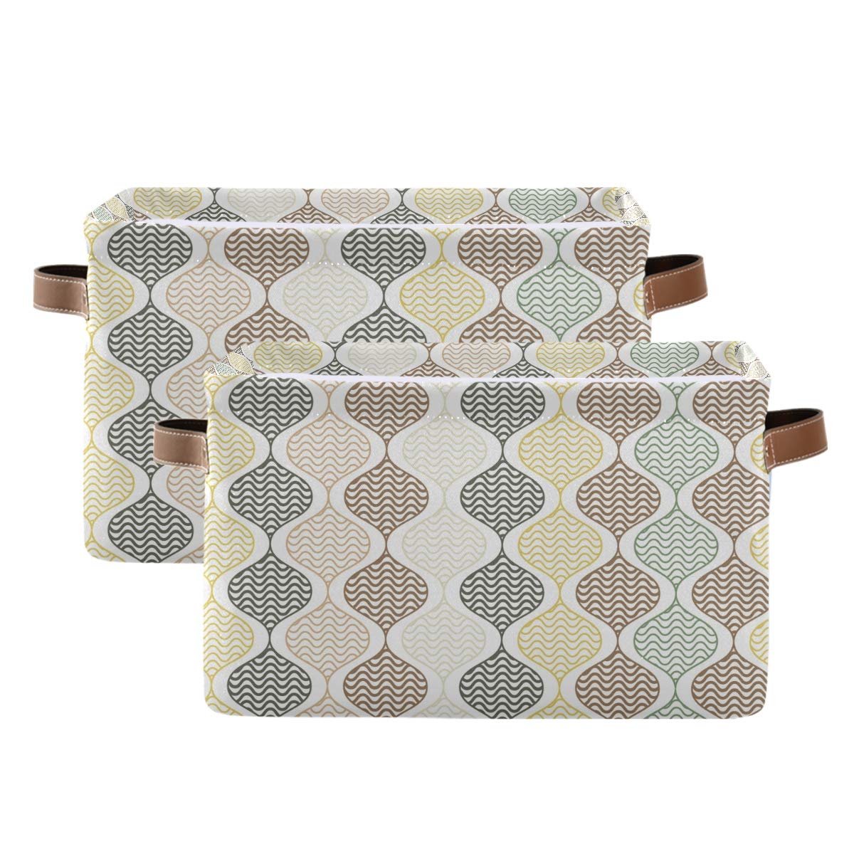 ODAWA Cube Storage Bins - Foldable Fabric Organizer Baskets for Toys, Clothes & Home Decor | Perfect for Shelves, Closets & Kids Room Organization