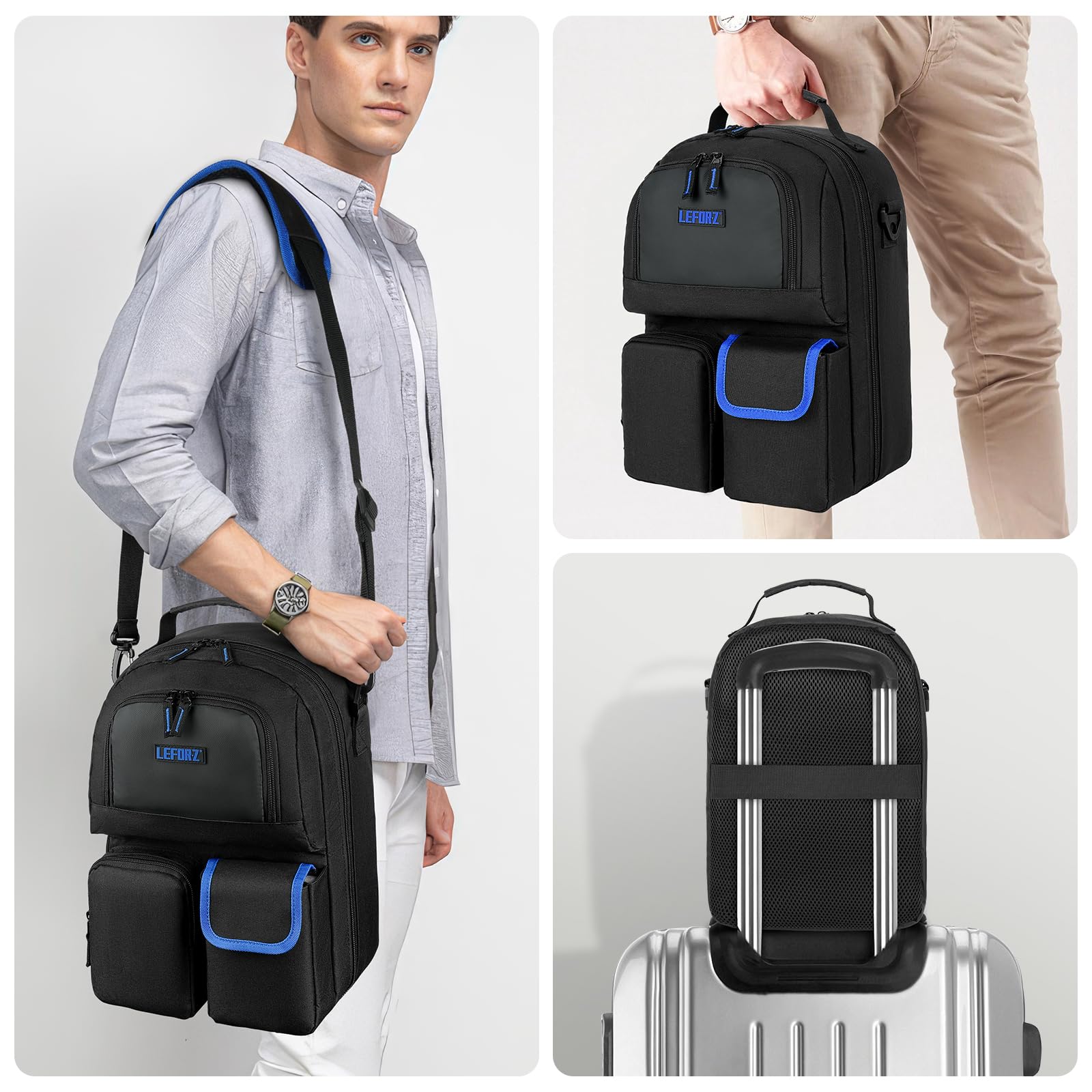 Meta Quest 3S/3, Oculus Quest 2/Pro & Vision Pro VR Headset Carrying Case - Travel Storage Bag for Elite Version VR Gaming Headset, Touch Controllers & Accessories | Perfect for Travel, Gaming Events & Home Storage