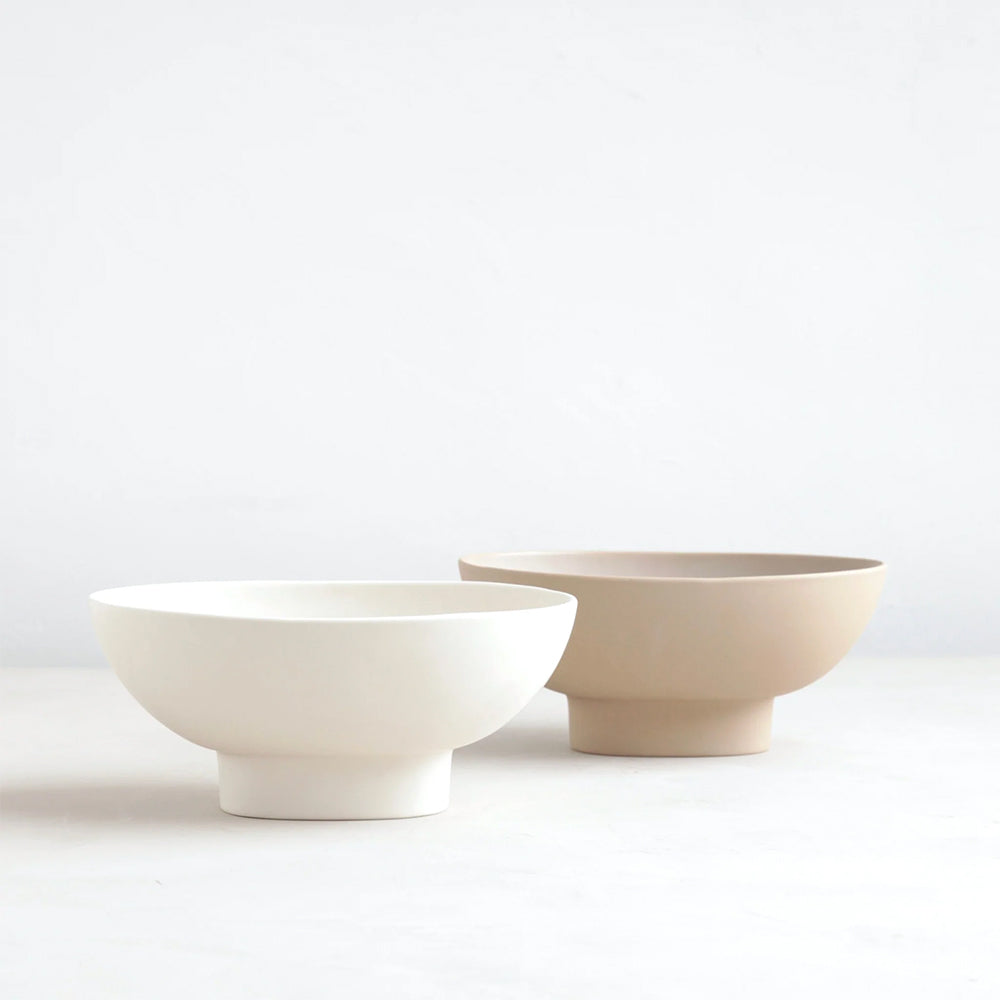 Elegant Ceramic Compote Vase - Handcrafted Fruit Bowl for Dining Table Centerpiece, Kitchen Decor & Wedding Decorations