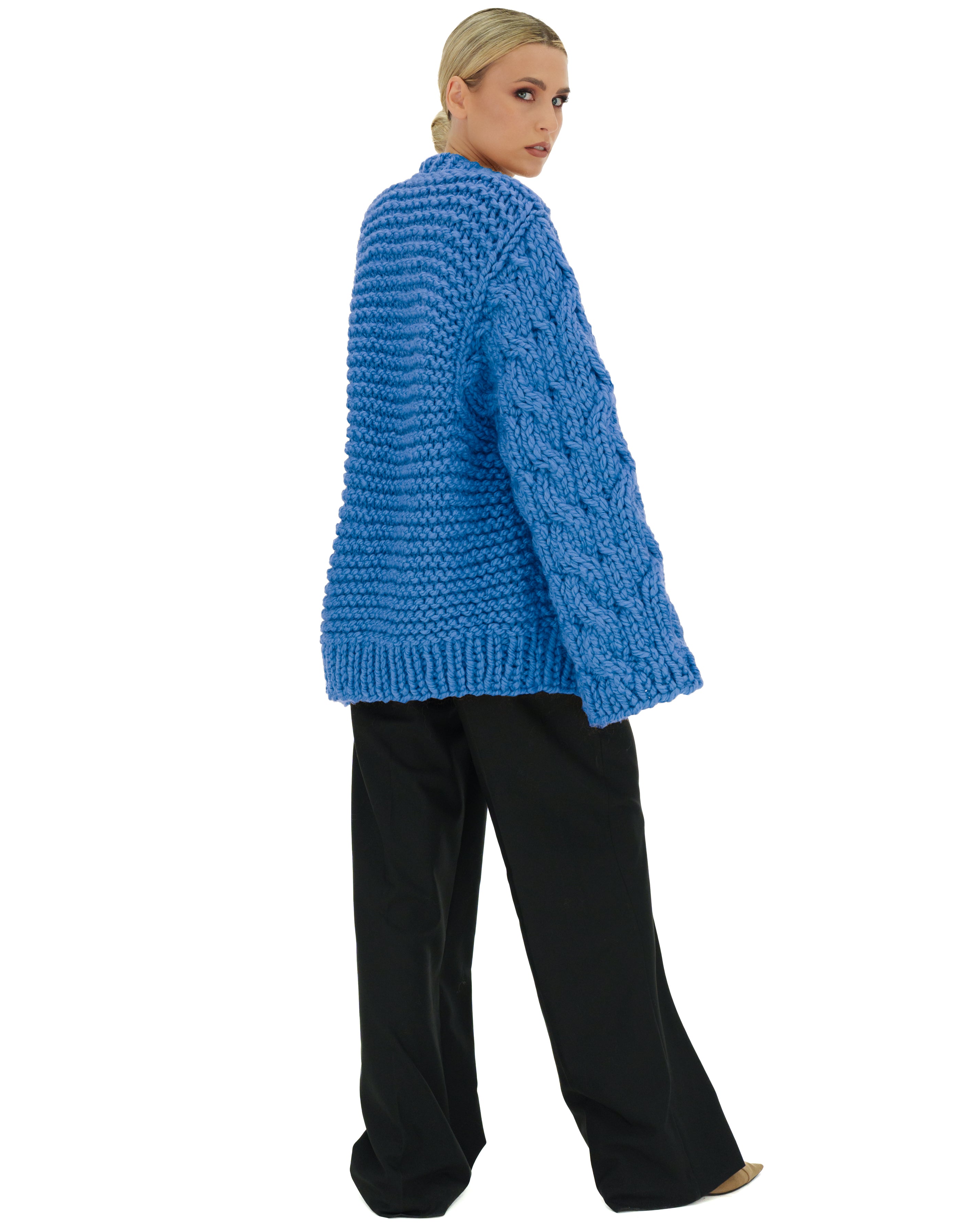 Cozy Cable Knit Cardigan Sweater for Women - Soft Chunky Knit Open Front Long Sleeve Wrap - Perfect for Fall, Winter & Layering Outfits