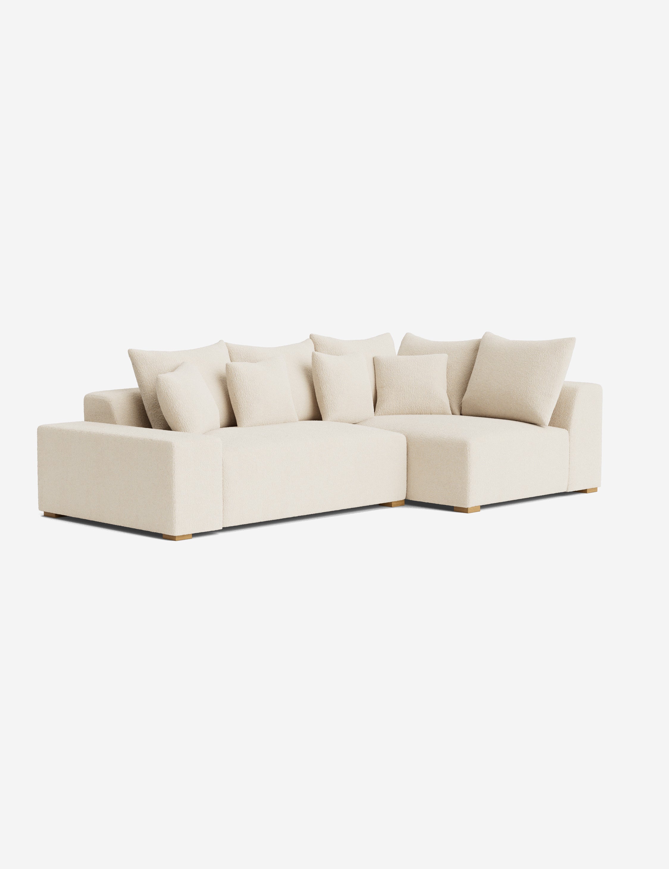 Modern Clayton Sectional Sofa - Comfortable L-Shaped Couch for Living Room, Family Room & Home Theater | Durable Upholstery & Stylish Design