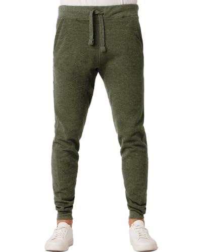 Military Green Heather Joggers