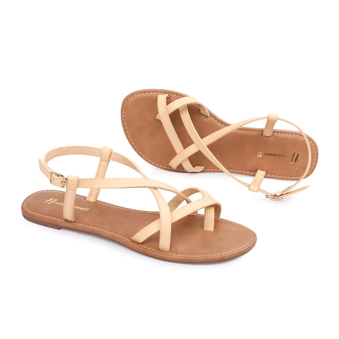 Women's Gladiator Flat Sandals - Strappy Fisherman Sandals with Ankle Strap | Comfortable Summer Beach Walking Shoes for Women | Perfect for Vacation, Outdoors, and Casual Wear