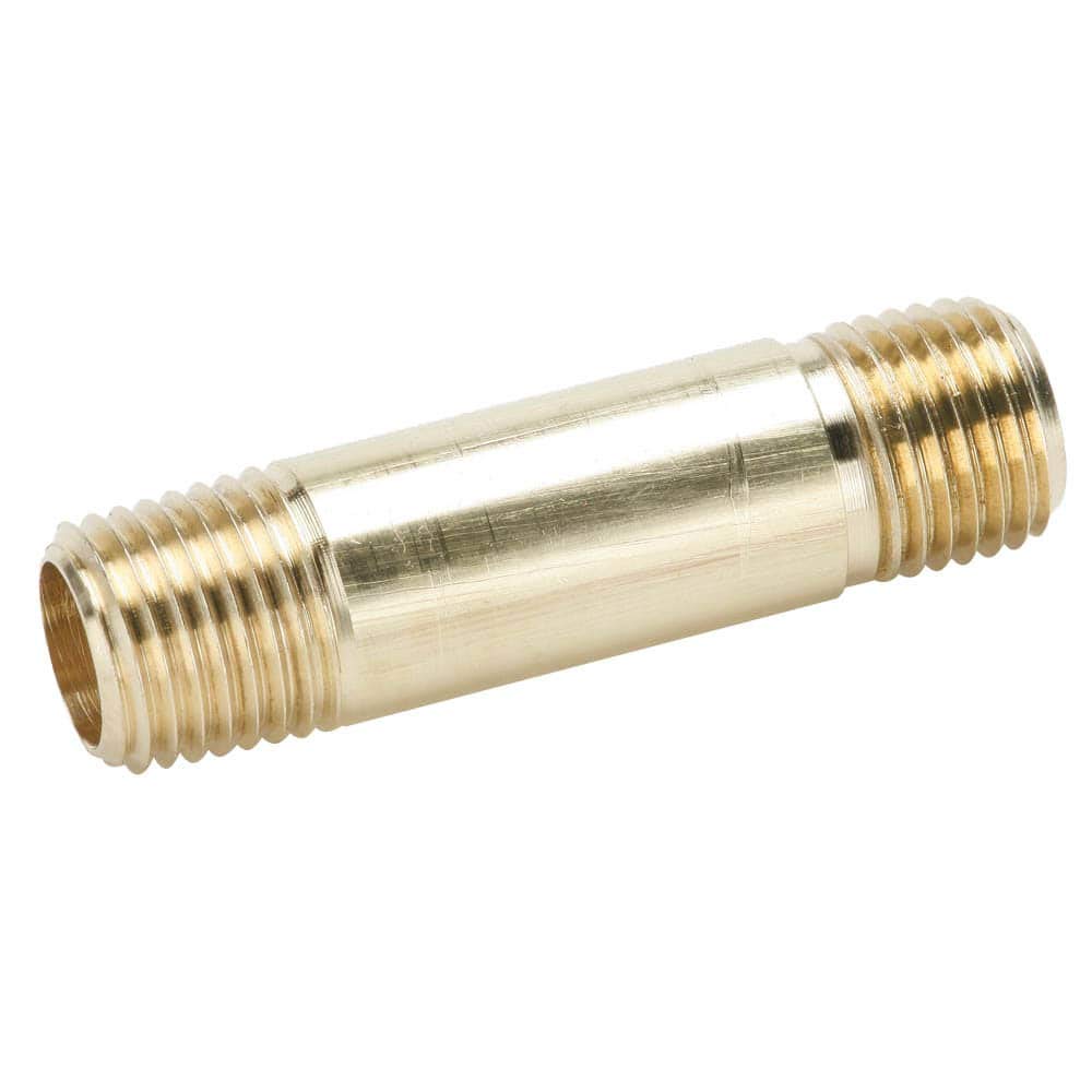 Brass Long Nipple Pipe Fitting 3/8