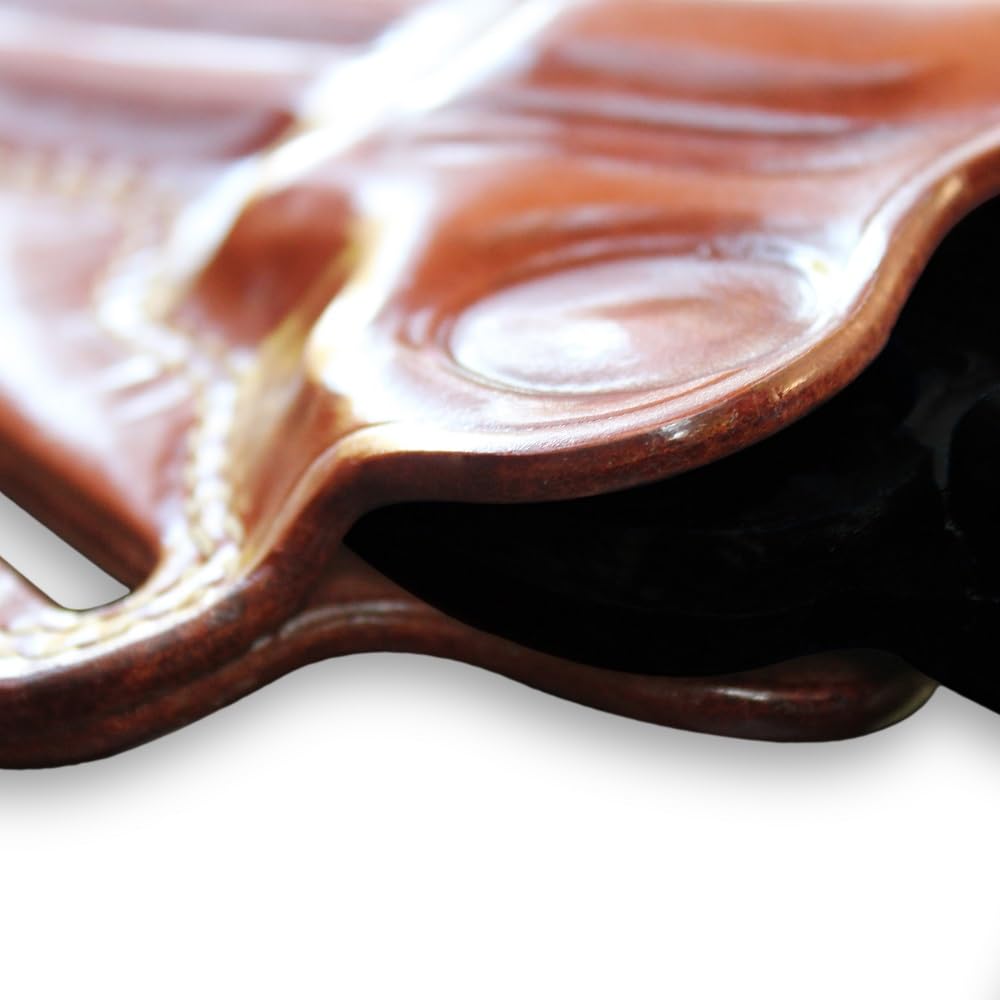 Premium Leather OWB Pancake Holster with Thumb Break - Fits Ruger GP-100 .357 Magnum 4.20
