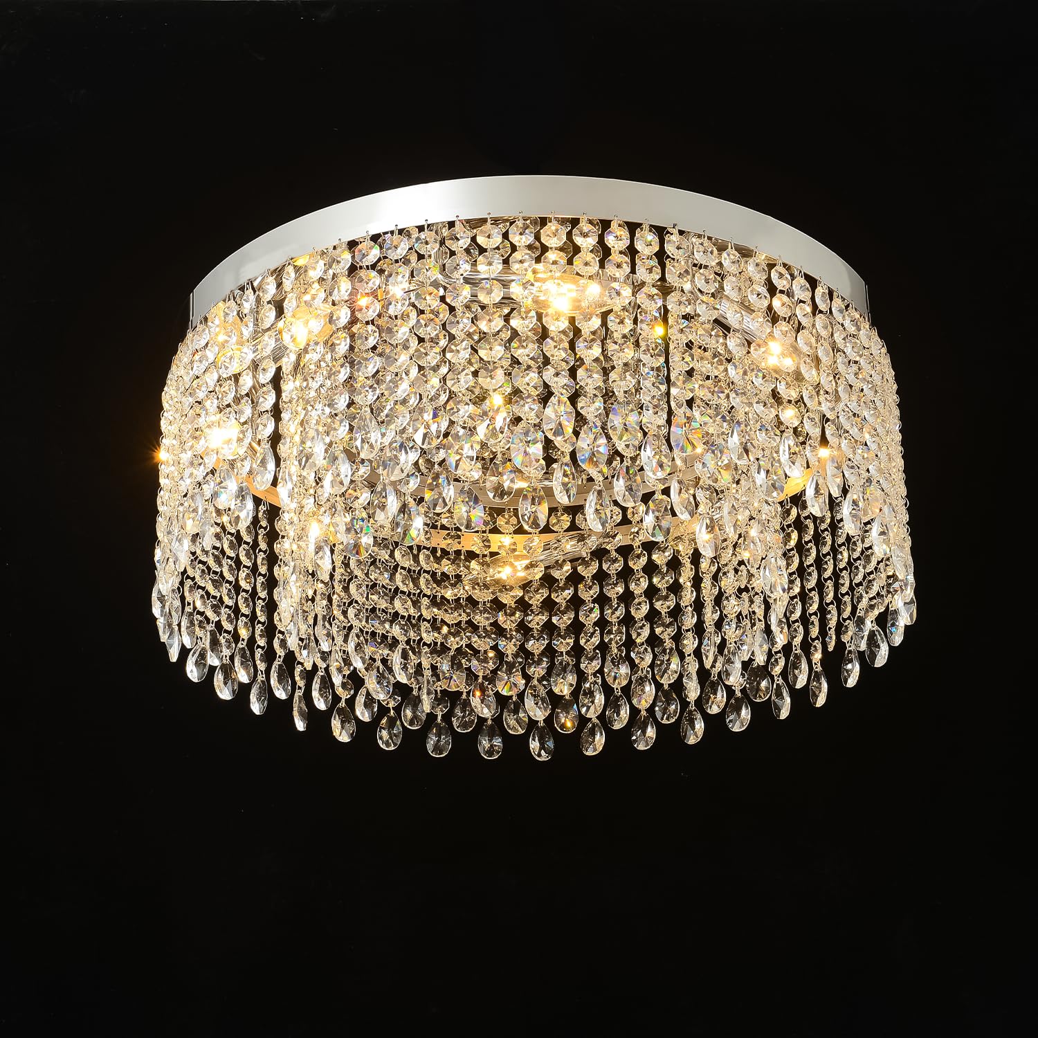 Modern Crystal Ceiling Light Chandelier - 31.5