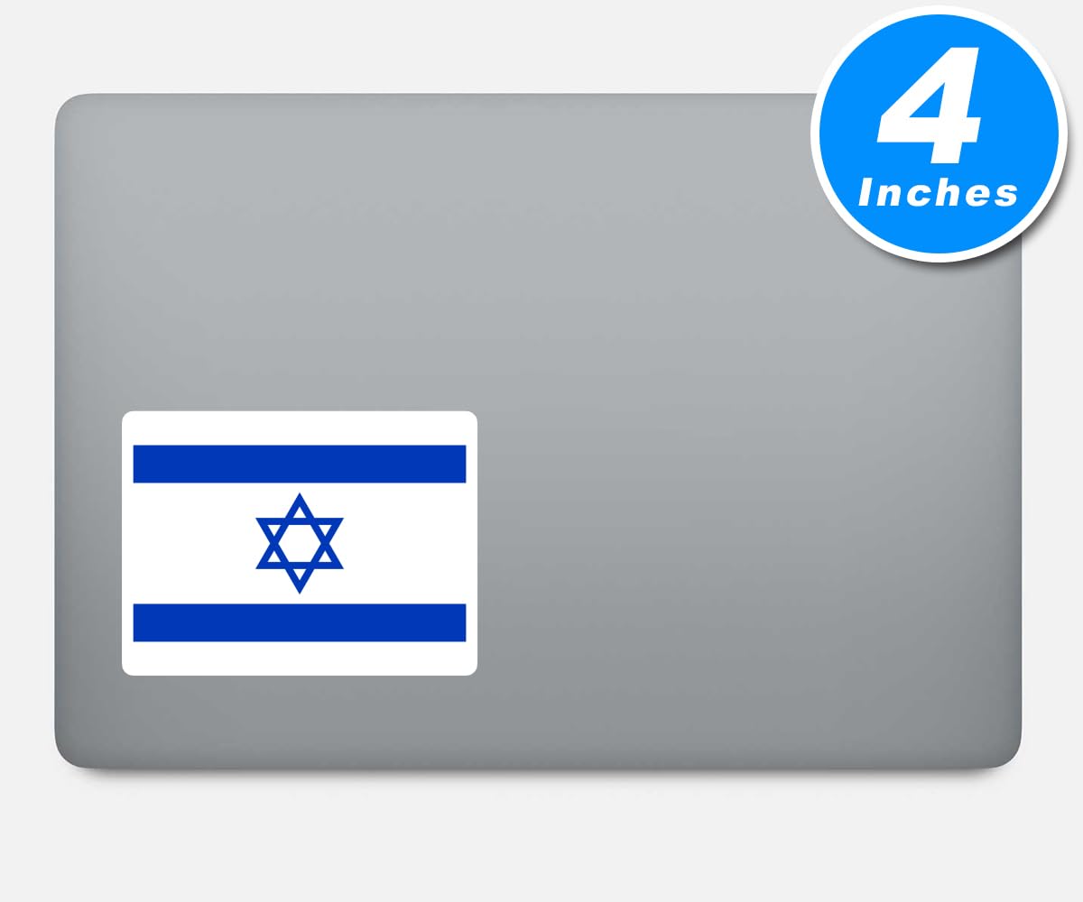 Israel Flag Stickers - 3 Pack (2.5