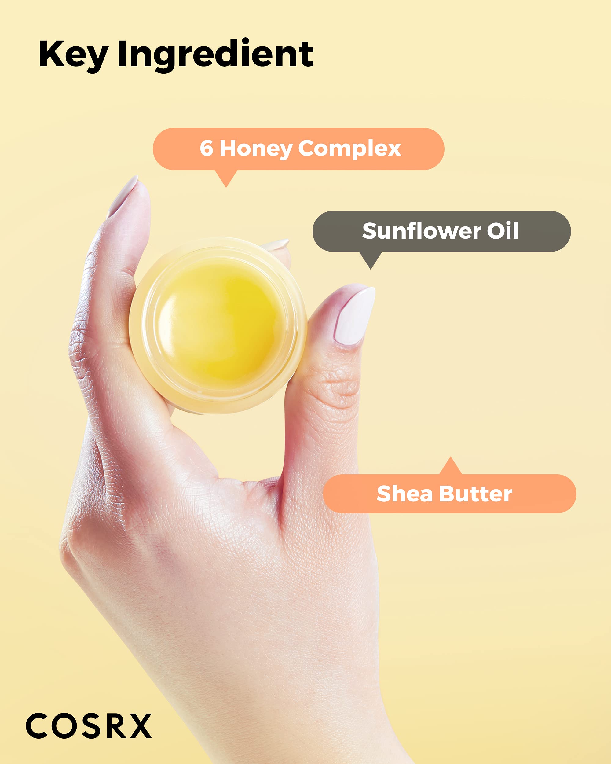 COSRX Propolis Lip Balm for Dry Chapped Lips - Overnight Hydrating Lip Treatment Mask with Shea Butter & Honey Complex | Korean Skincare for Soft, Plump Lips (20g) | Perfect for Nighttime Lip Care, Winter Lip Protection, and Daily Moisturizing