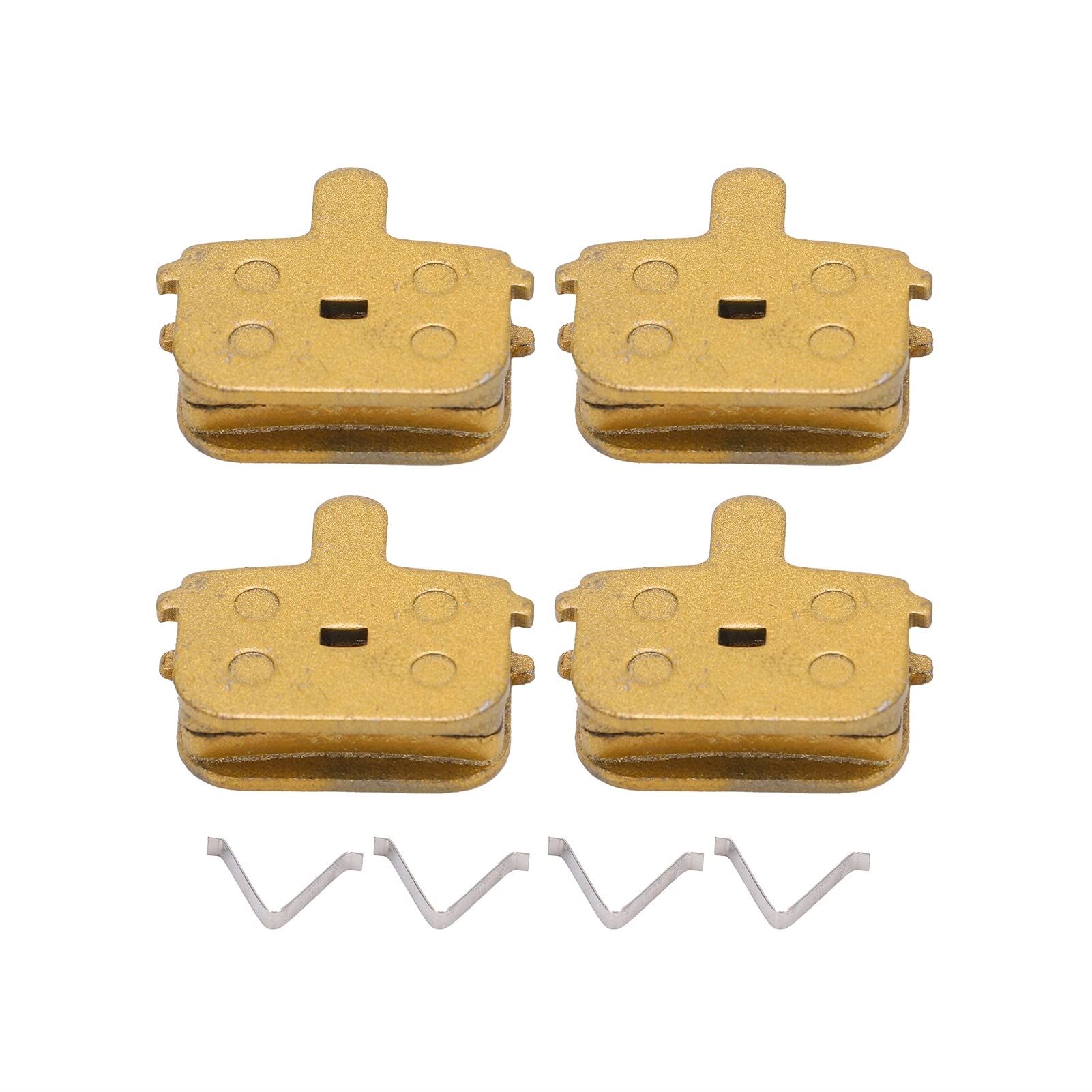 VGEBY 4 Sets Disc Brake Pads - Metal Mountain Bike Brake Pads Compatible with M355 & M446 - High Performance Bicycle Brake Accessories for MTB, Road Bikes - Perfect for Mountain Trails, Commuting & Cycling Adventures