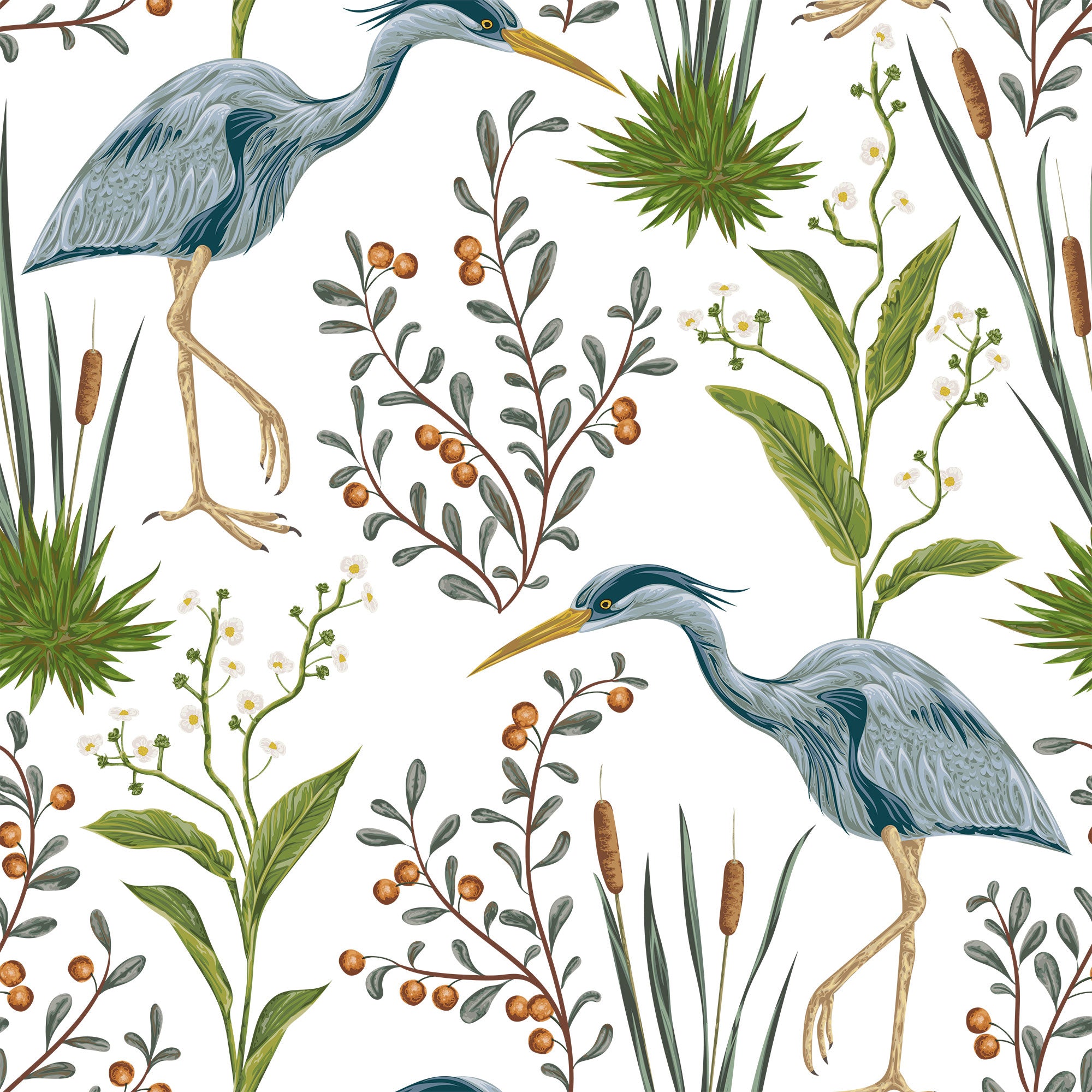 Blue Bird Animal Wallpaper 9623 - Nature Inspired Wall Decor for Living Room, Bedroom & Nursery | Peel and Stick Removable Wall Mural