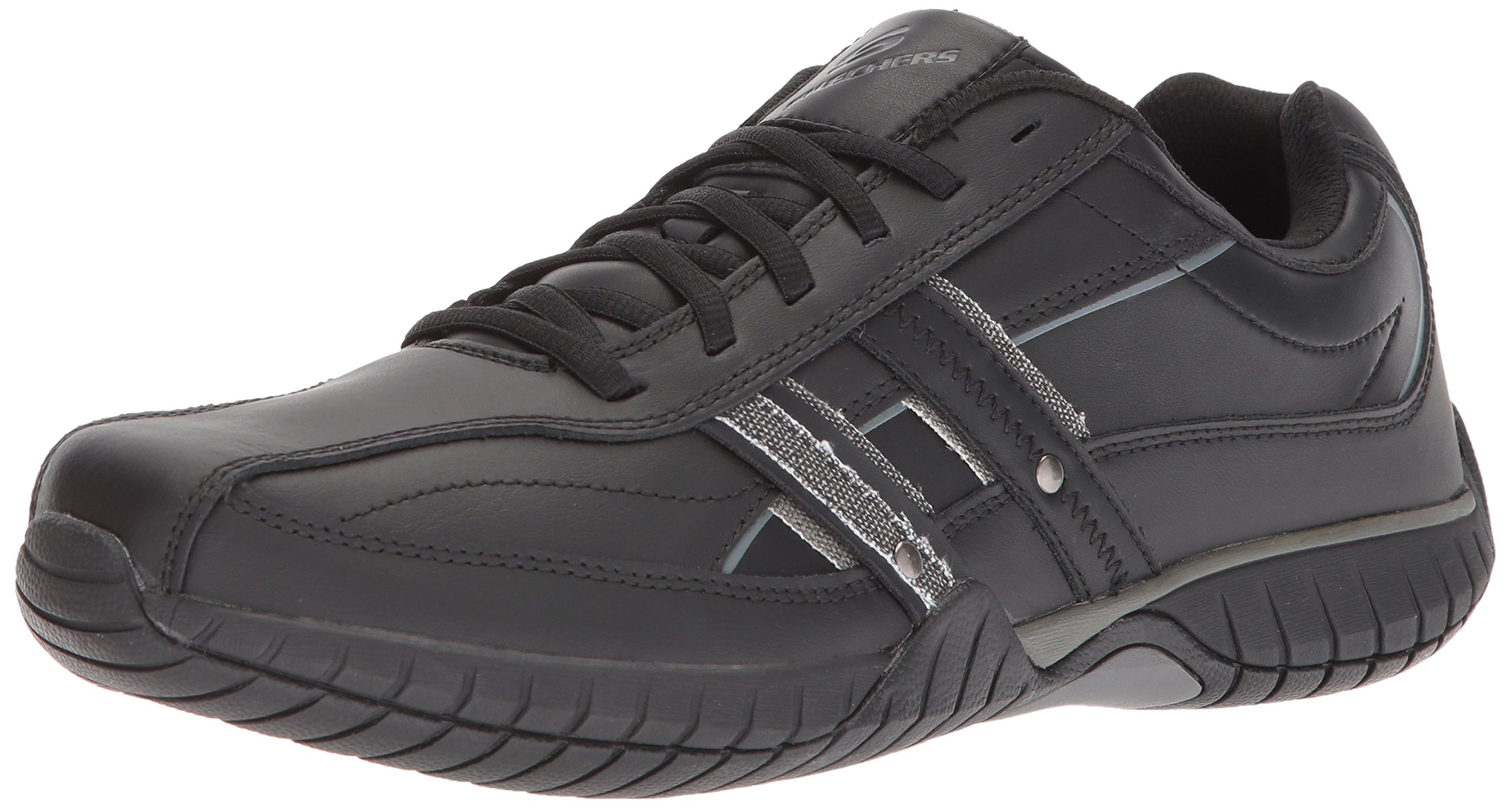 Skechers Men's Brusco Casual Sneakers - Lightweight Walking Shoes for Men with Memory Foam - Comfortable Slip-On Design for Work, Travel & Everyday Wear