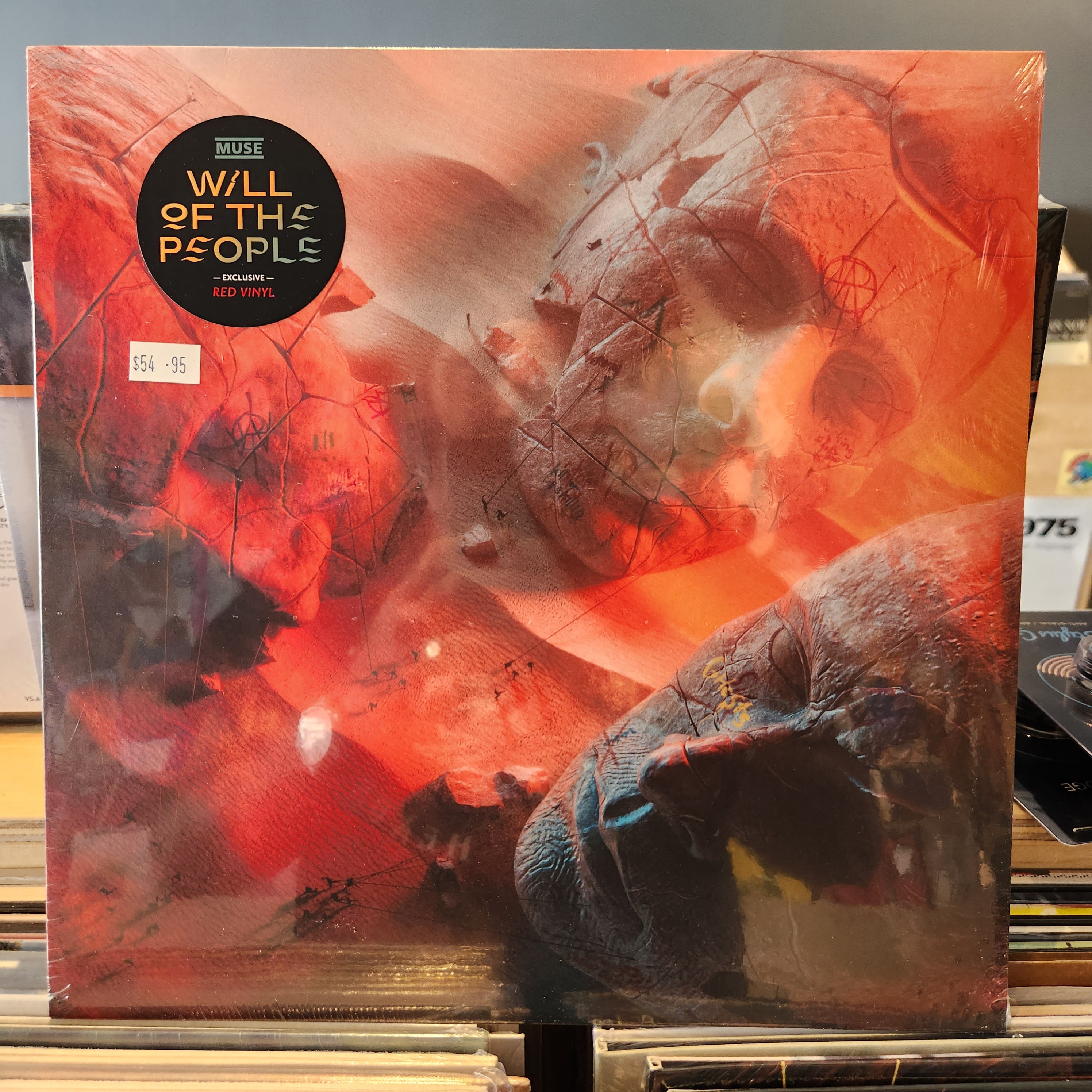 Muse - Will of the People Vinyl LP Record | Alternative Rock Music Album | Perfect for Collectors & Vinyl Enthusiasts | Great for Home Listening & Gifts