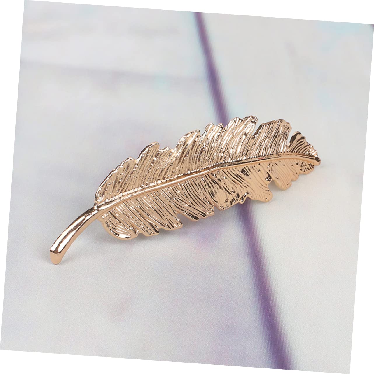 POPETPOP Handmade Gold Bridal Hairpin - Leaf Hair Clip for Women & Girls | Wedding, Prom, Party Hair Accessories