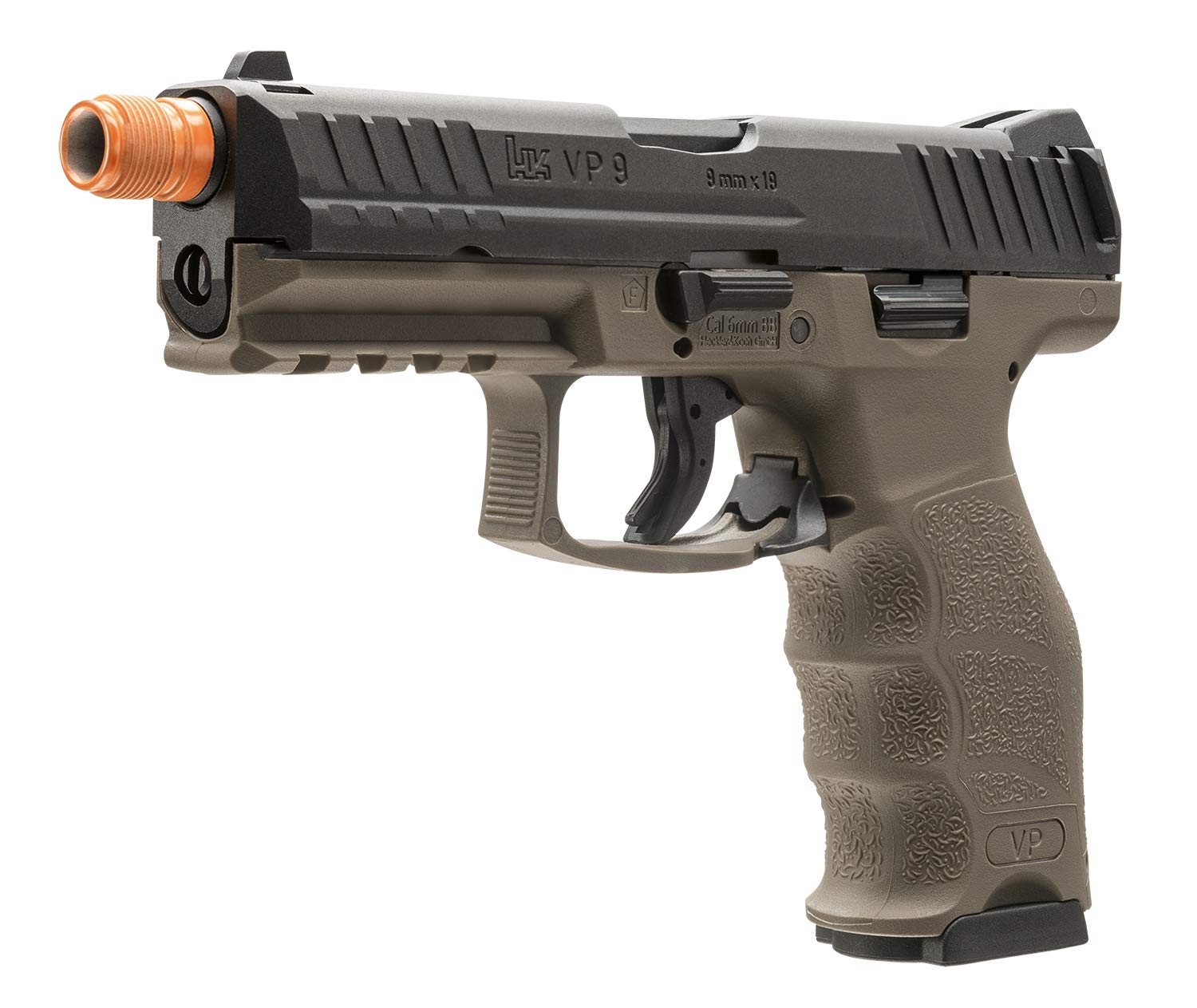 Elite Force HK Heckler & Koch VP9 GBB Blowback 6mm BB Pistol Airsoft Gun - Realistic Gas Blowback Airsoft Pistol for Training & Competitive Shooting