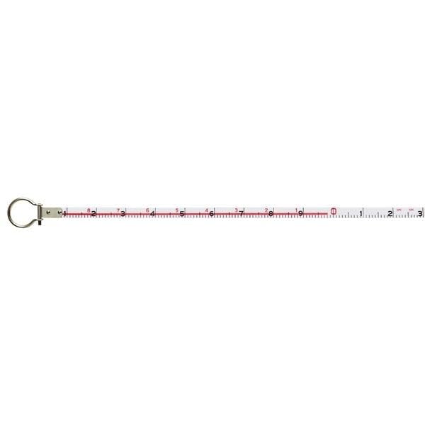 KESON NR10-200 Perma-Clad 3/8 X 200' Nylon-Reinforced Steel Open Reel Tape Measure - 10ths & 100ths Graduations for Construction, Surveying & Outdoor Measuring