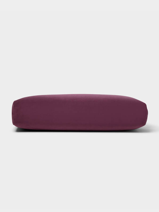 Manduka Rectangular Enlight Technology Meditation Bolster Cushion - Premium Yoga Support for Back, Hips & Knees - Ideal for Meditation, Yin Yoga & Home Relaxation
