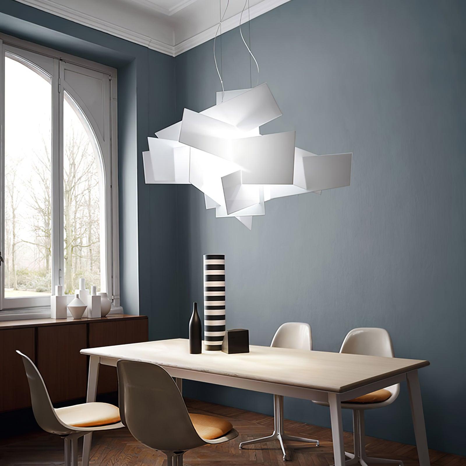 Modern Big Bang Pendant Light - Industrial Style Ceiling Hanging Fixture for Kitchen Island, Dining Room & Bedroom Decor