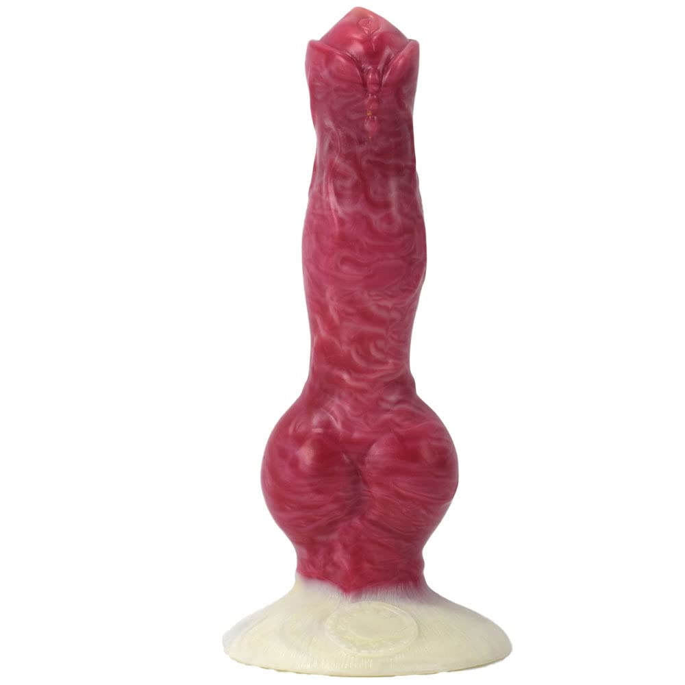 Realistic Wolf Dildo - 8 Inch Silicone Adult Sex Toy with Strong Suction Cup for Women & Men - Lifelike Canine Design for Fantasy Play & BDSM - Perfect for Solo Play, Couples & Roleplay Scenarios