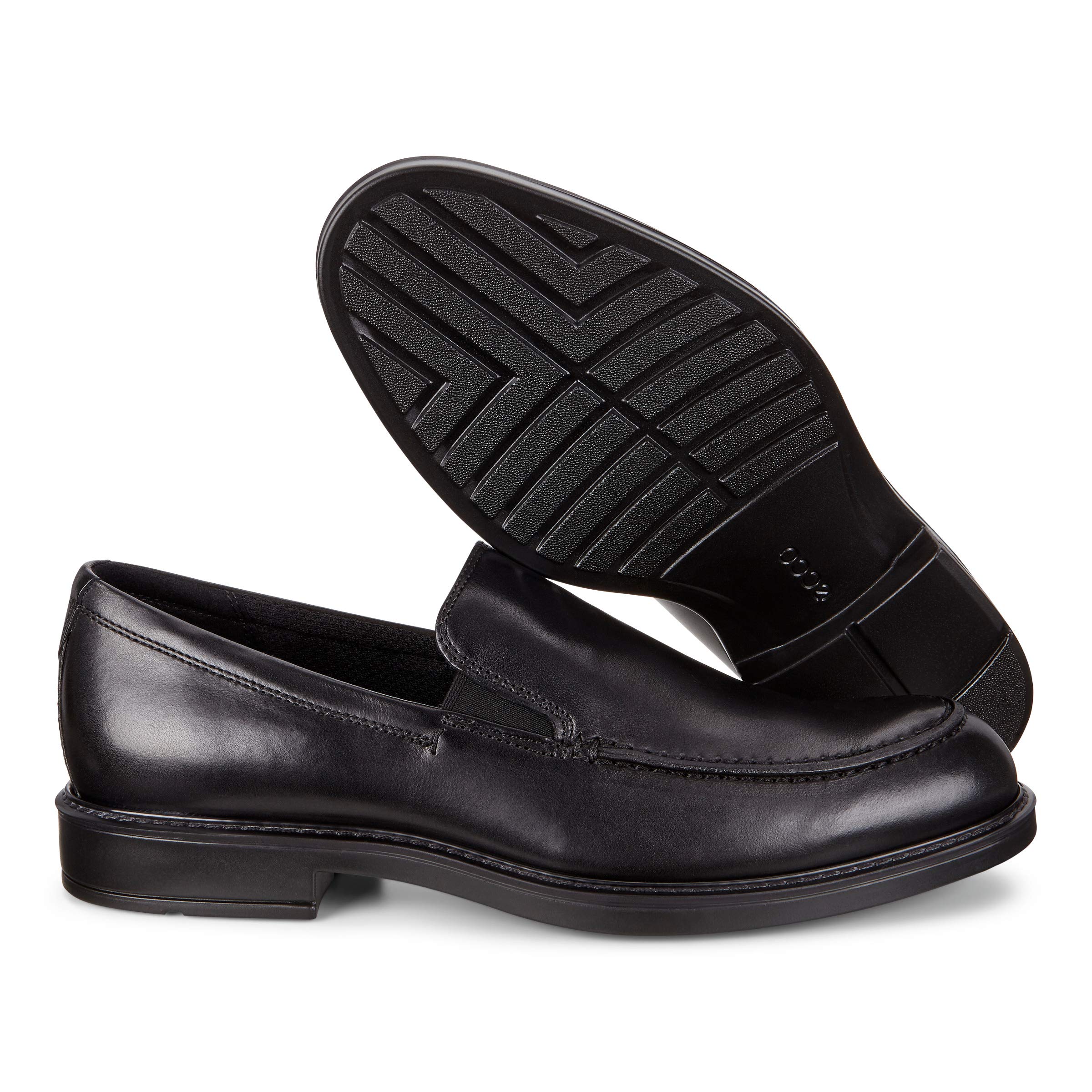ECCO Men's Soft 7 Loafer Shoes - Genuine Leather Slip-On Comfort Casual Dress Shoes for Business & Office Wear
